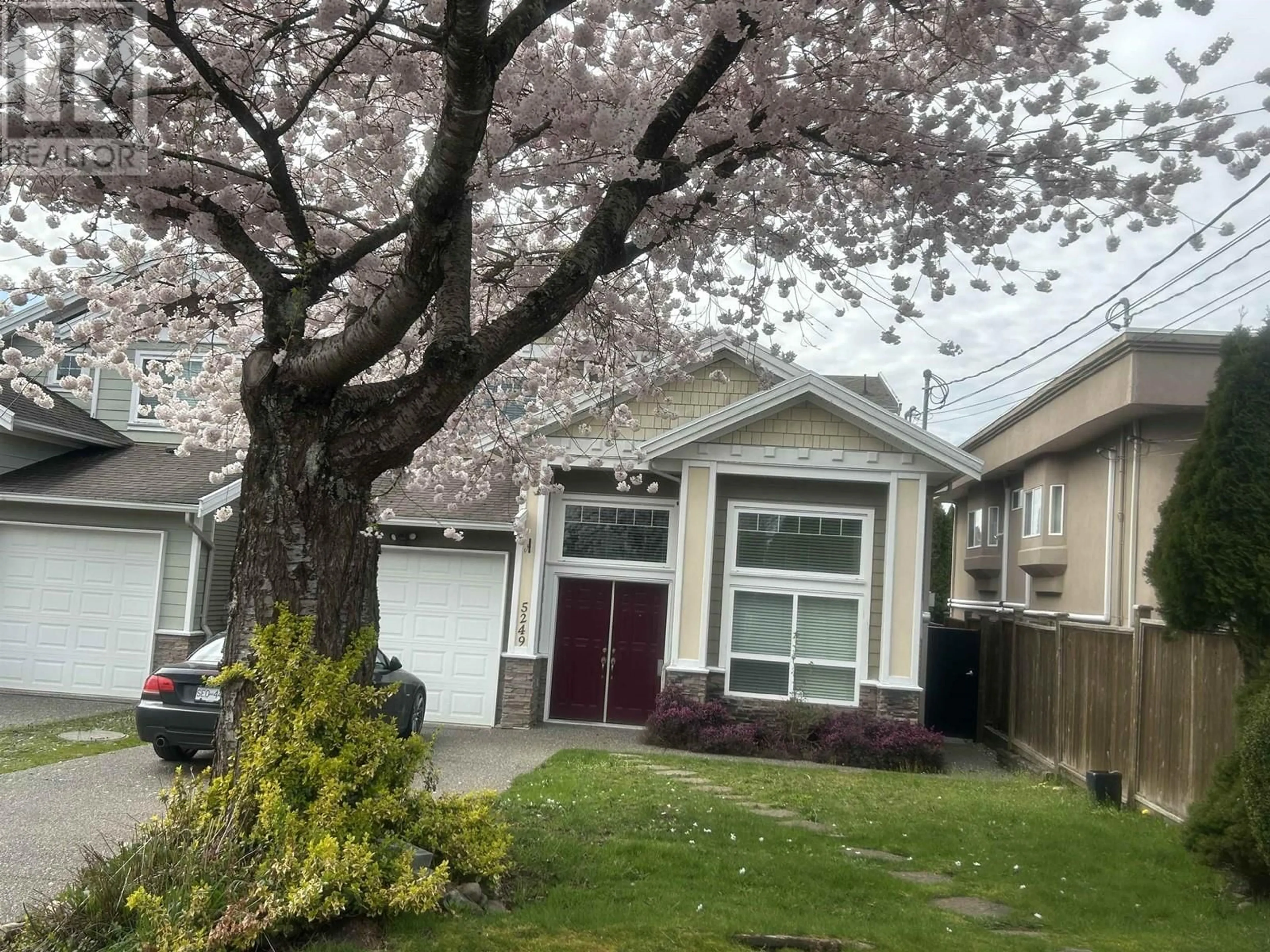 Home with vinyl exterior material, street for 5249 CHESHAM AVENUE, Burnaby British Columbia V5H2L1