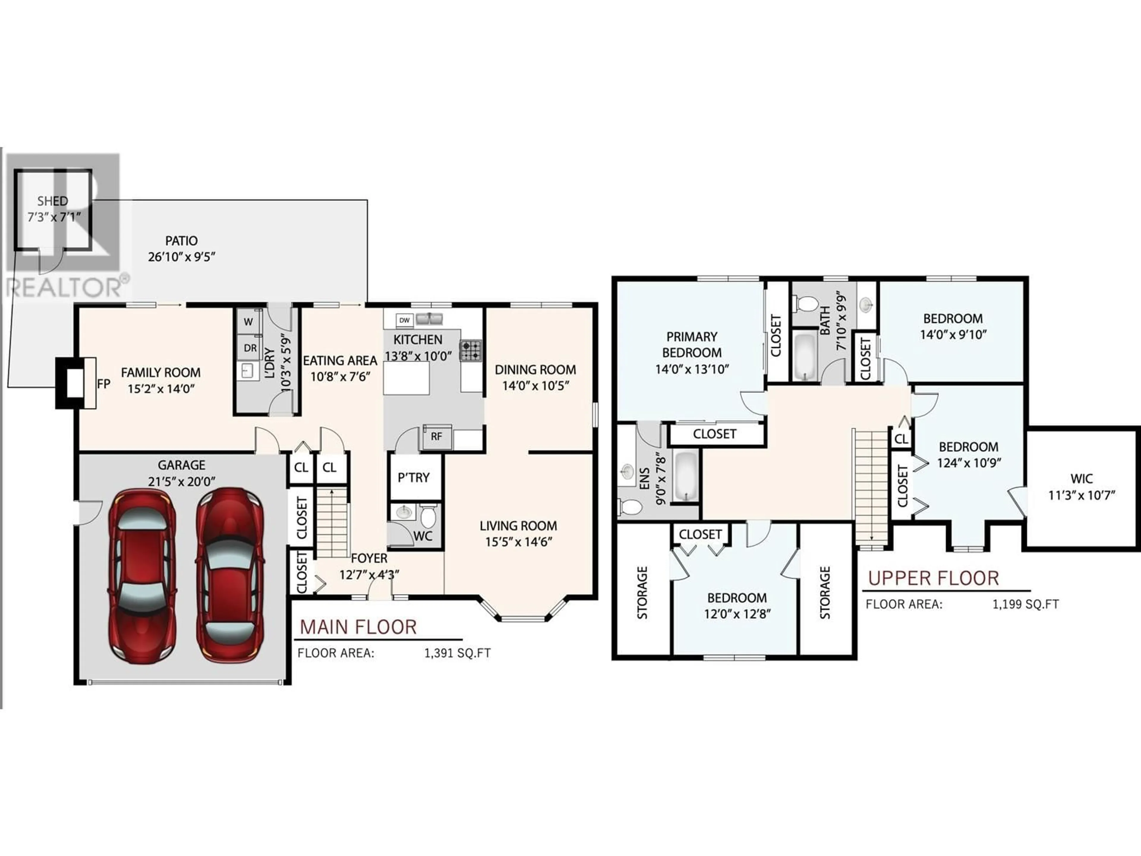 Floor plan for 5256 CAMBRIDGE COURT, Tsawwassen British Columbia V4M3Z1