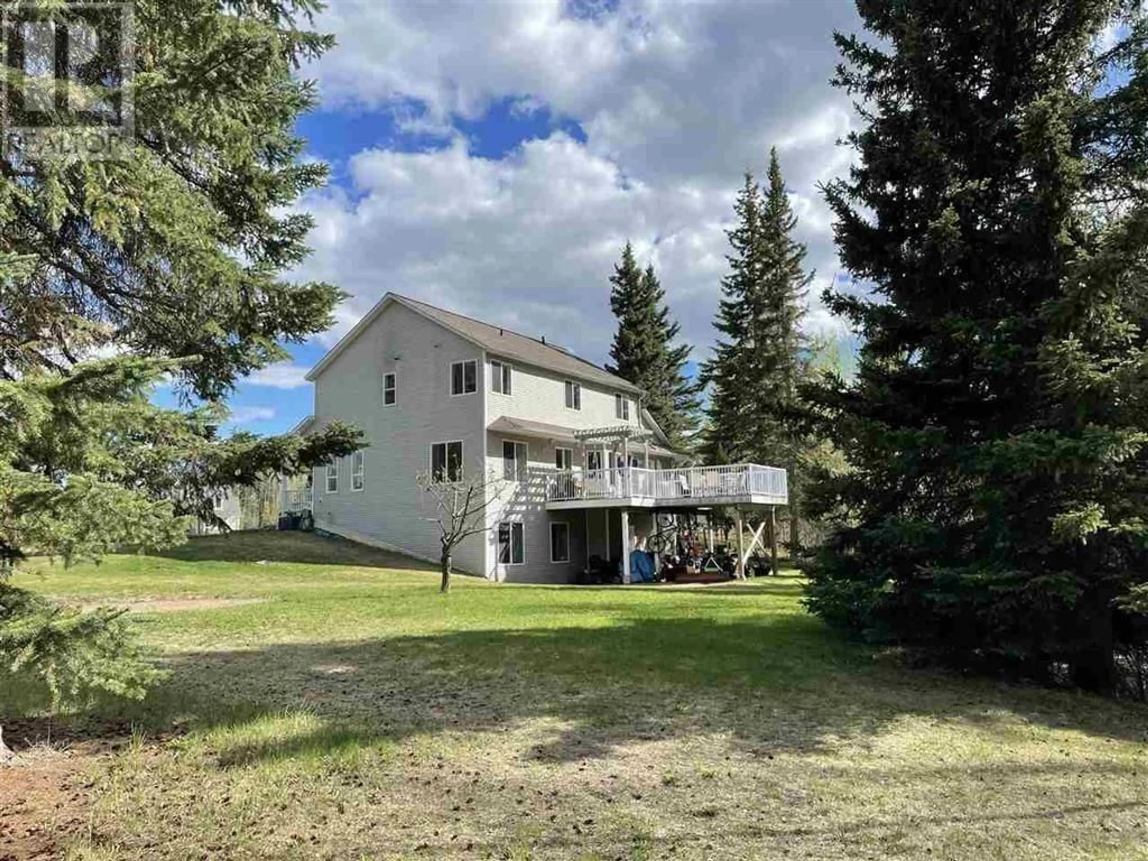 A pic from outside/outdoor area/front of a property/back of a property/a pic from drone, mountain view for 1475 STARK DRIVE, Vanderhoof British Columbia V0J3A1