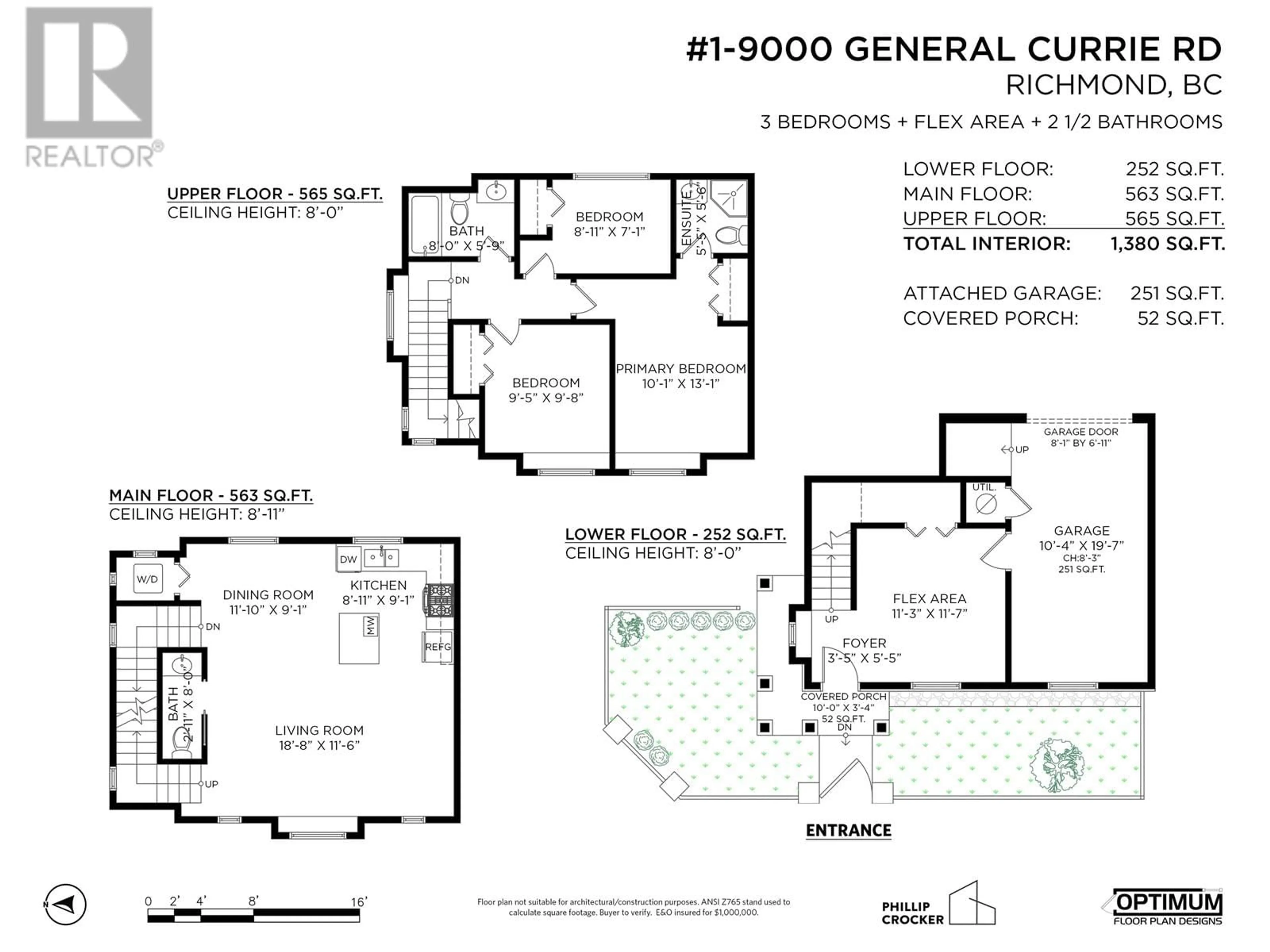 Floor plan for 1 - 9000 GENERAL CURRIE ROAD, Richmond British Columbia V6Y1M4