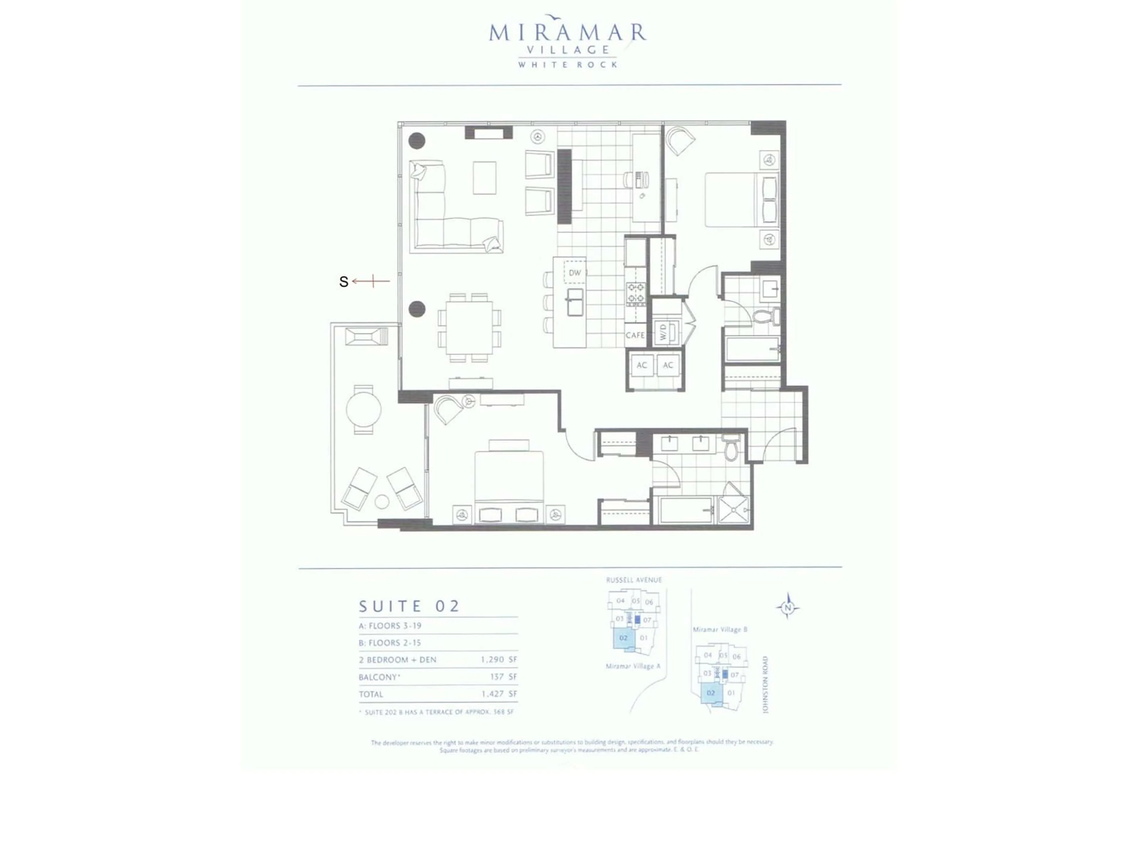 Floor plan for 902 - 1473 JOHNSTON, White Rock British Columbia V4B0A2