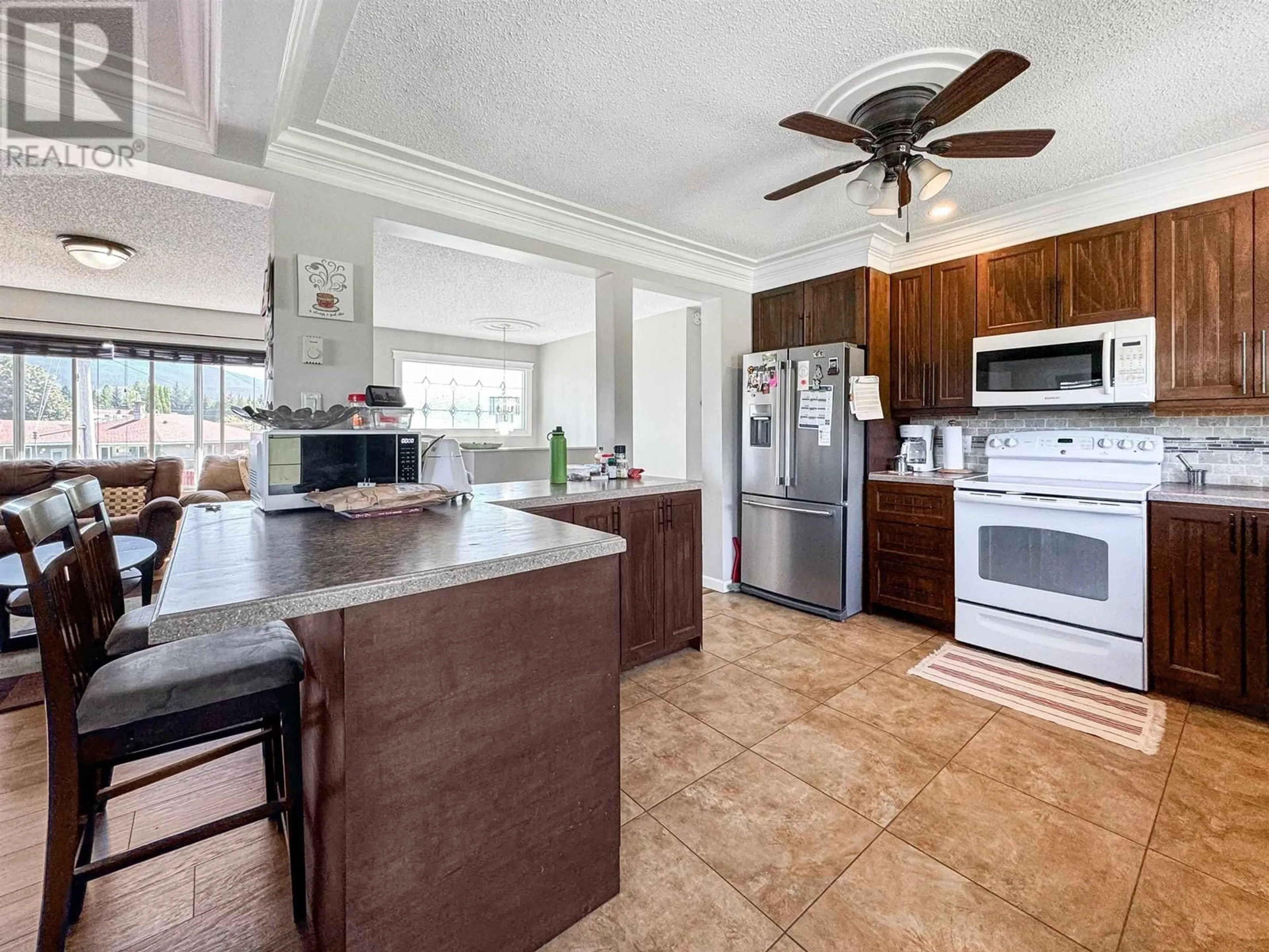 Open concept kitchen, ceramic/tile floor for 45 YUKON STREET, Kitimat British Columbia V8C1Z3
