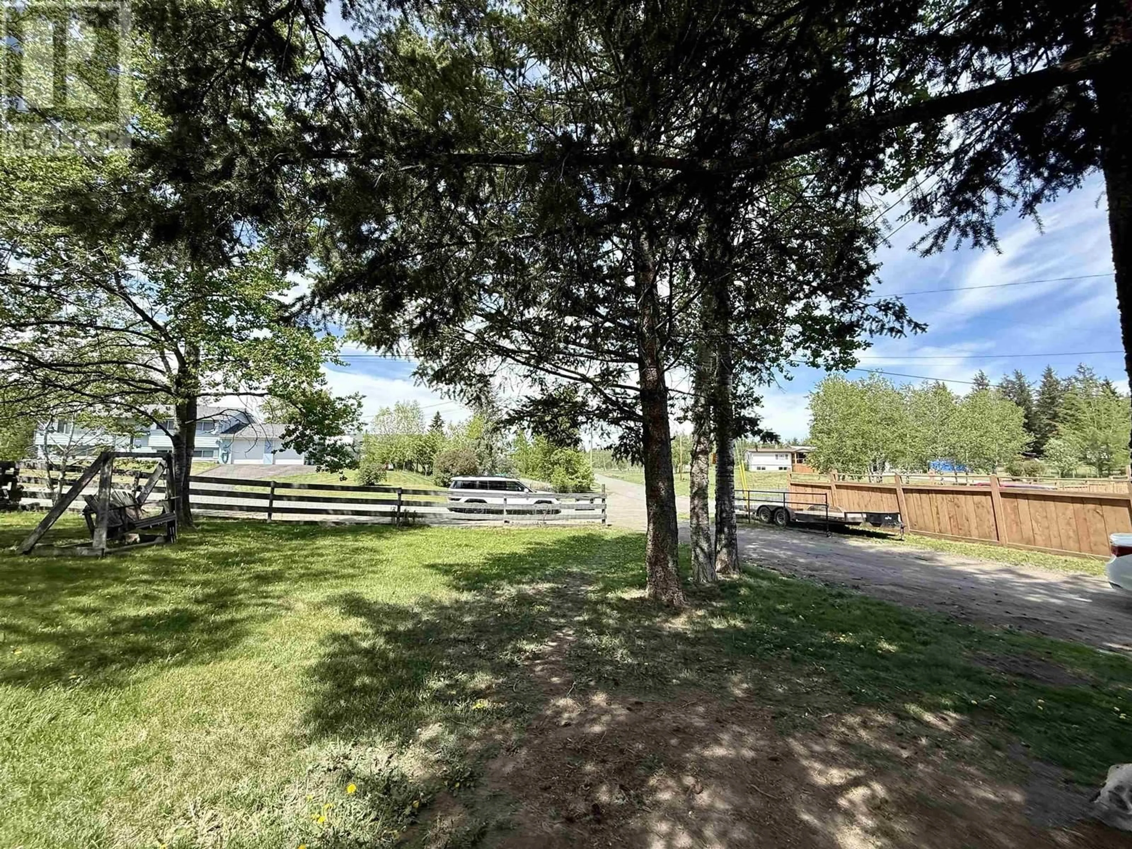 A pic from outside/outdoor area/front of a property/back of a property/a pic from drone, forest/trees view for 5586 103 MILE LAKE ROAD, 103 Mile House British Columbia V0K2E1