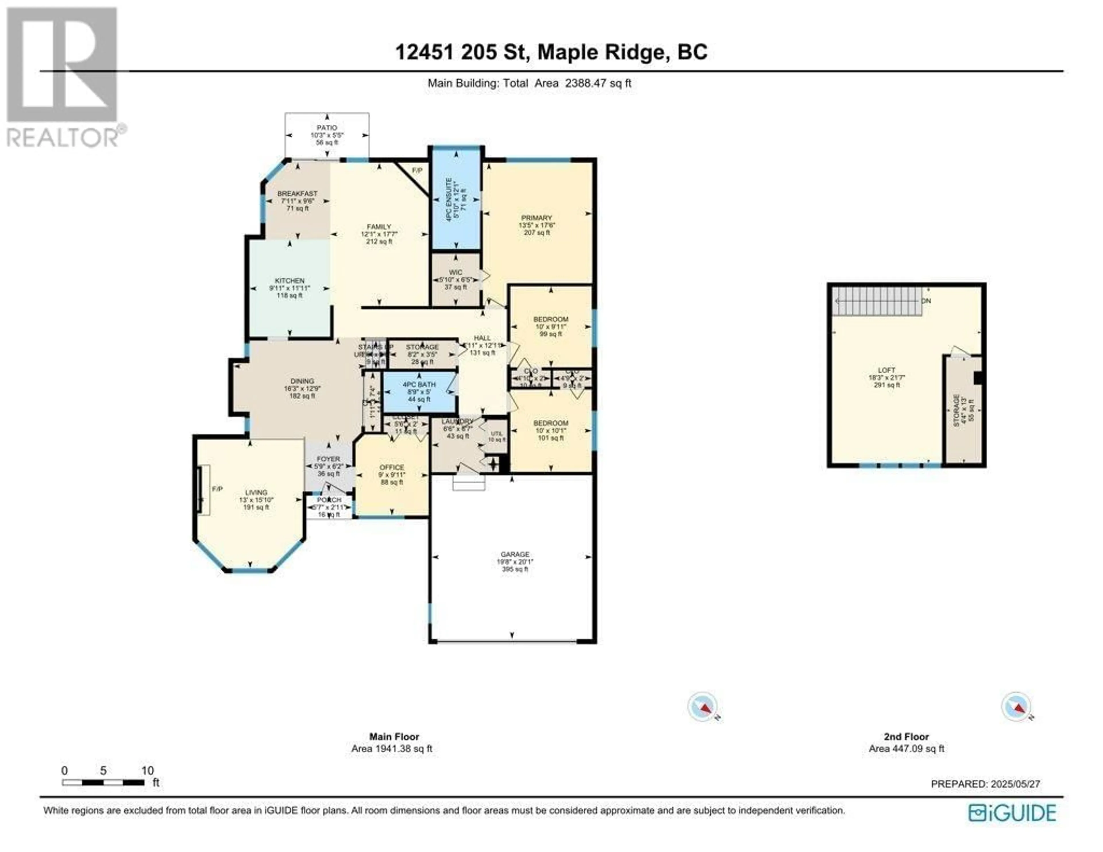 Floor plan for 12451 205 STREET, Maple Ridge British Columbia V2X0B1