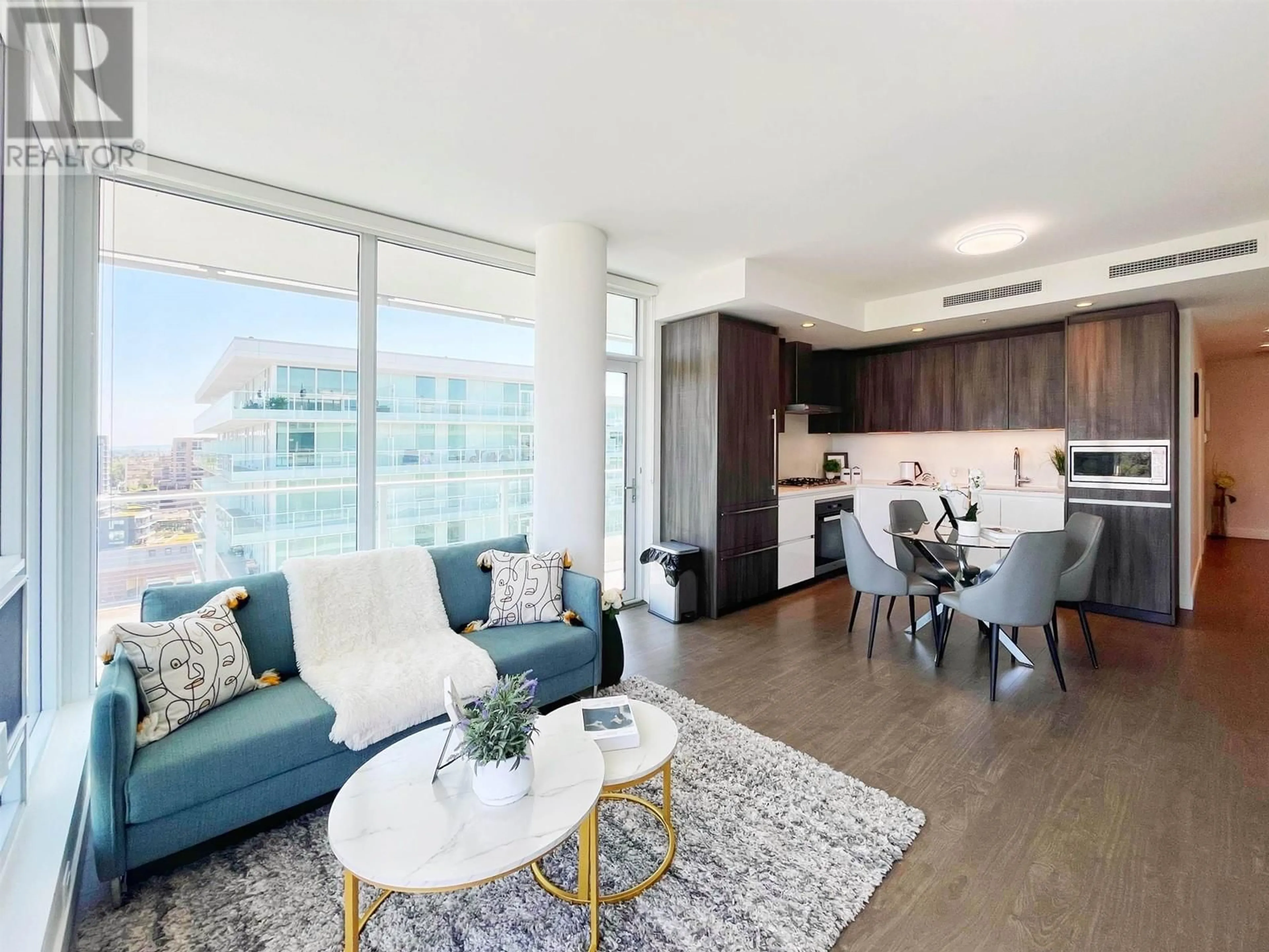 Living room with furniture, unknown for 1407 - 6328 NO. 3 ROAD, Richmond British Columbia V6Y0L6