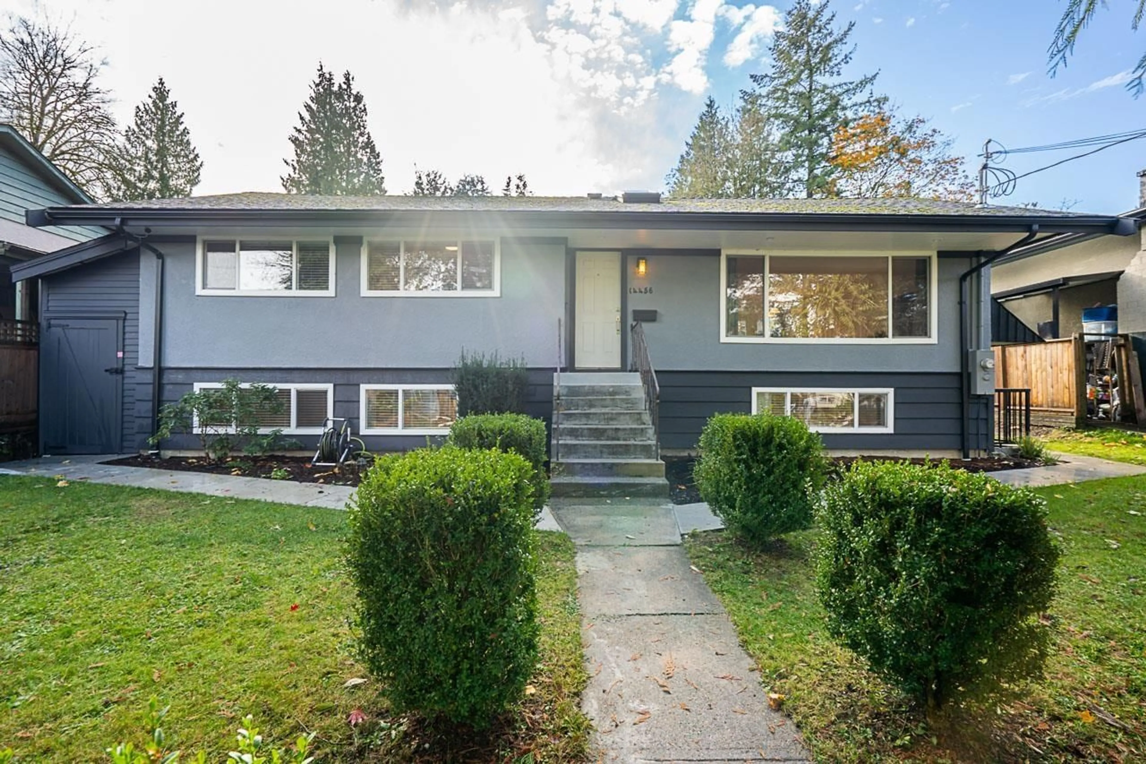 Home with vinyl exterior material, street for 14456 115, Surrey British Columbia V3R2R2