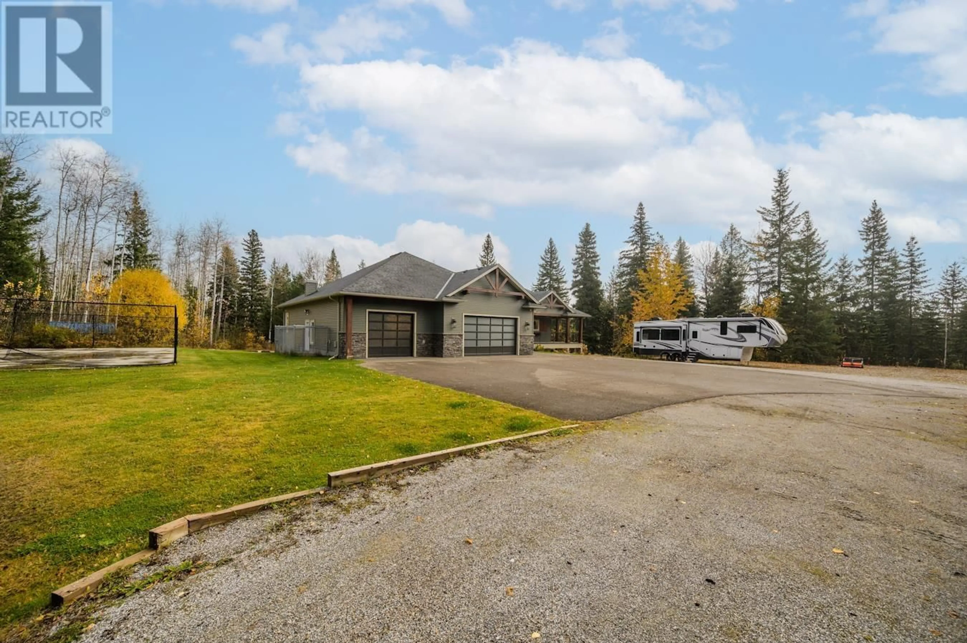 A pic from outside/outdoor area/front of a property/back of a property/a pic from drone, street for 8650 SAMSON ROAD, Prince George British Columbia V2N5B1