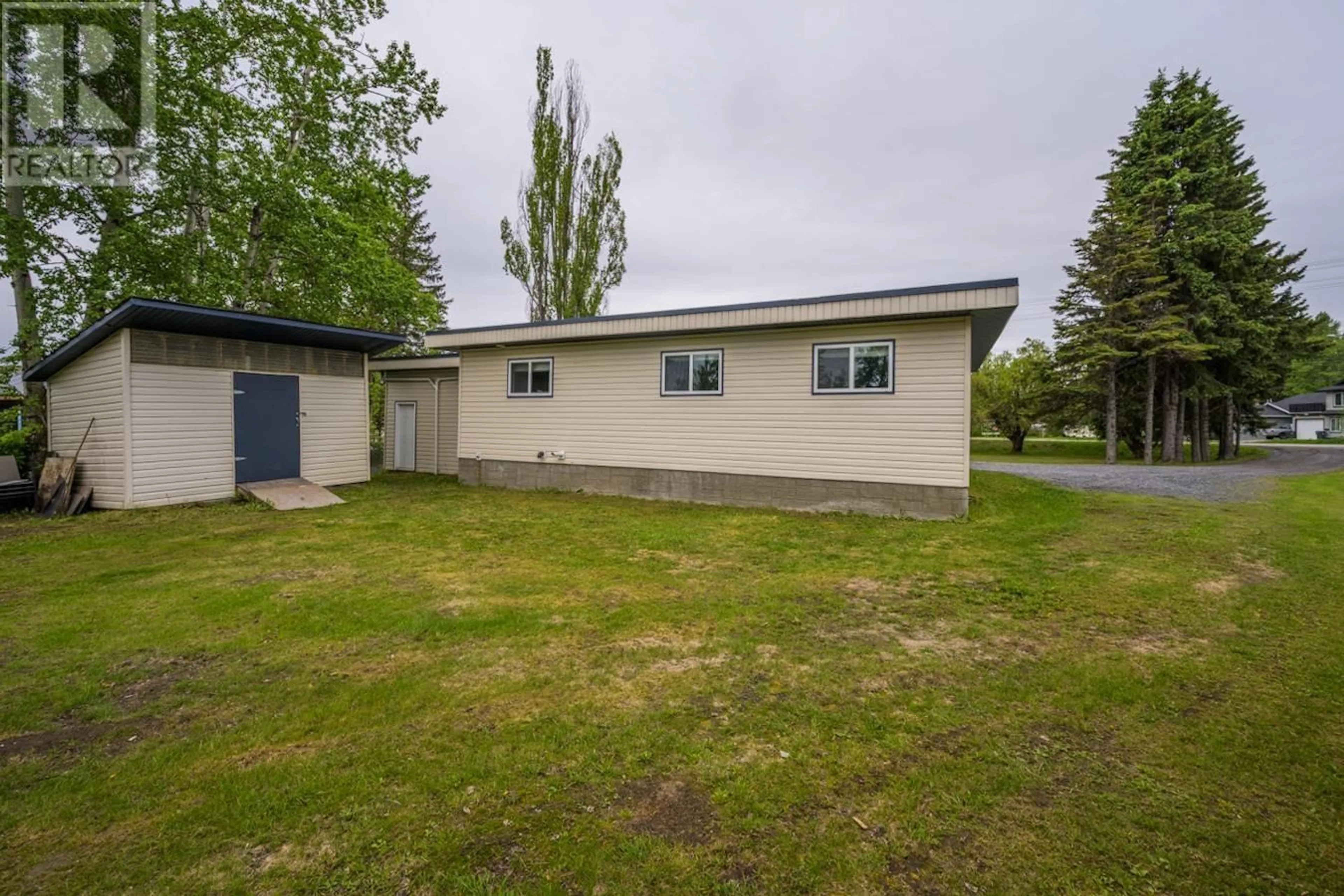 A pic from outside/outdoor area/front of a property/back of a property/a pic from drone, building for 4694 CHIEF LAKE ROAD, Prince George British Columbia V2K5P9