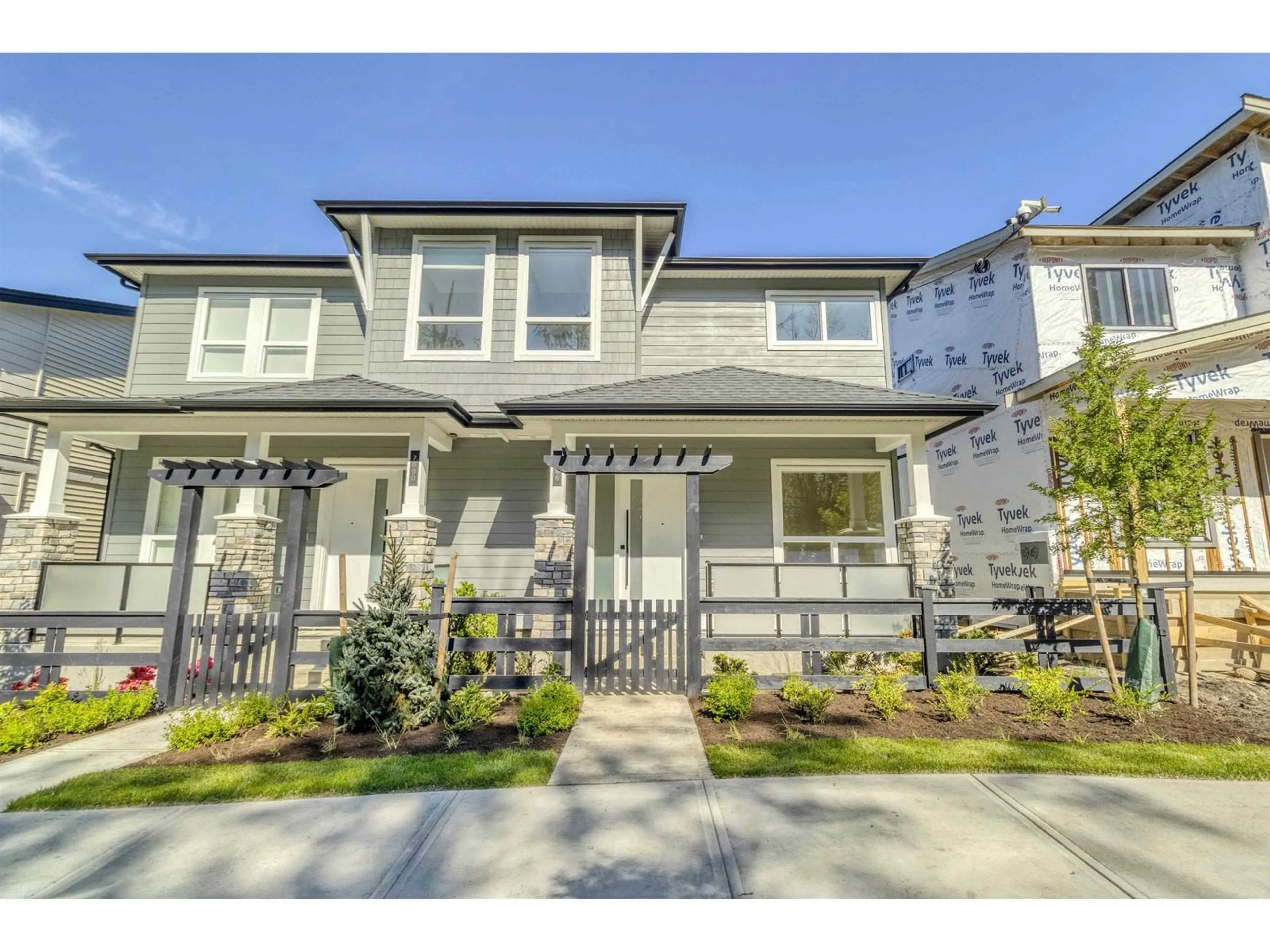 Home with vinyl exterior material, street for 7686 196 ST, Langley British Columbia V2Y3V4