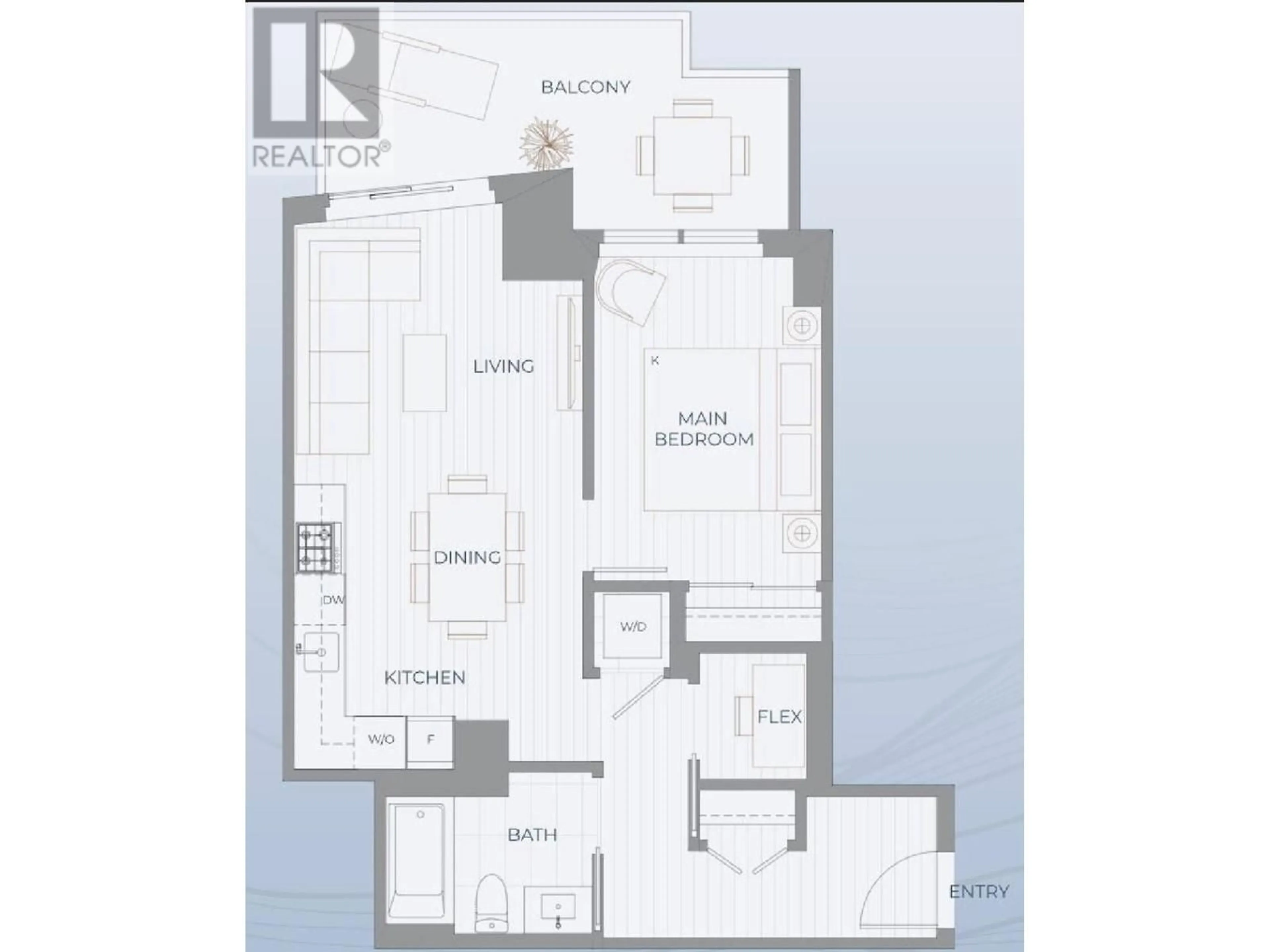 Floor plan for 301 - 5685 HALLEY AVENUE, Burnaby British Columbia V5H2P8