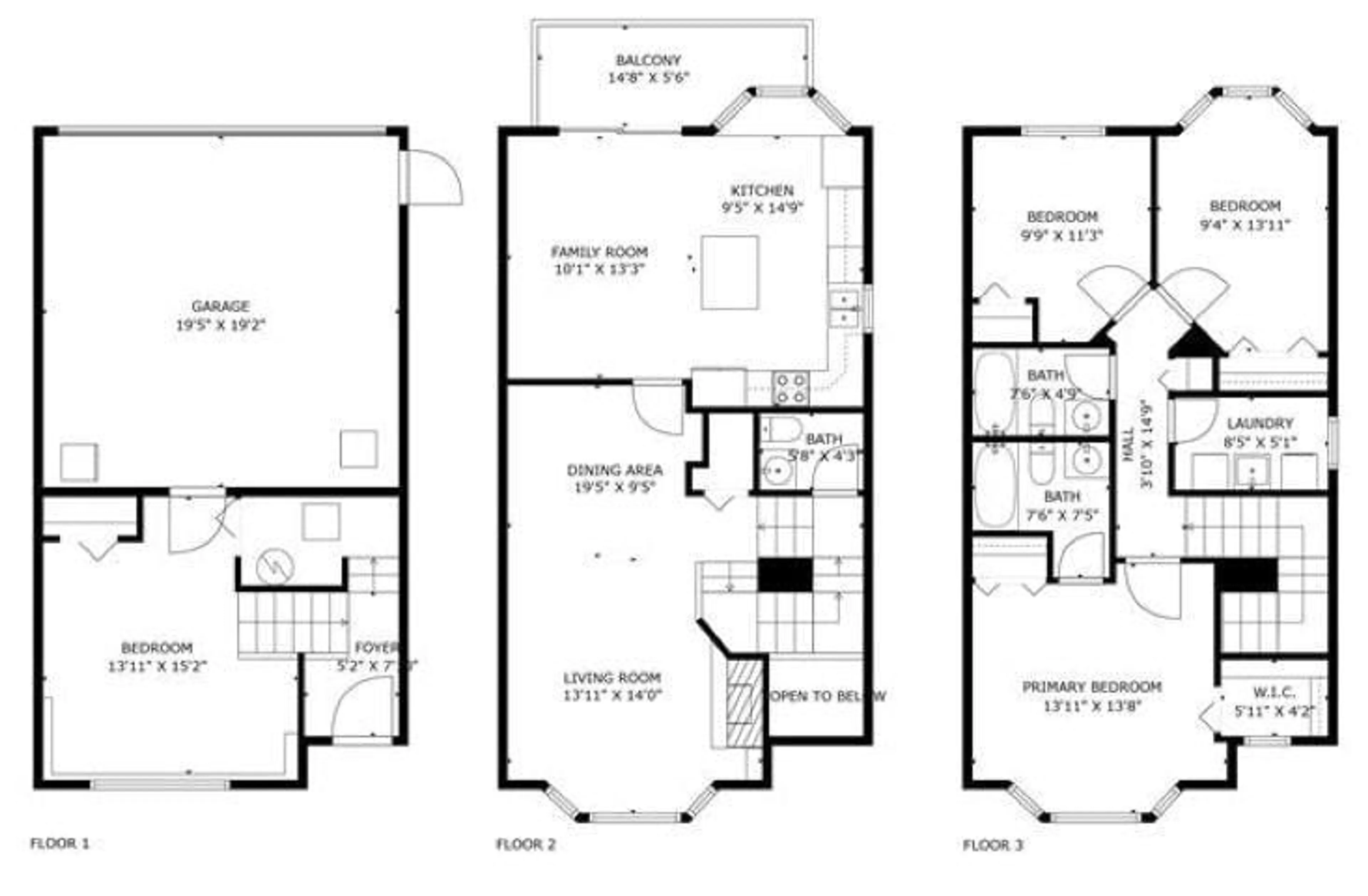 Floor plan for 16 - 6518 121, Surrey British Columbia V3W1C4