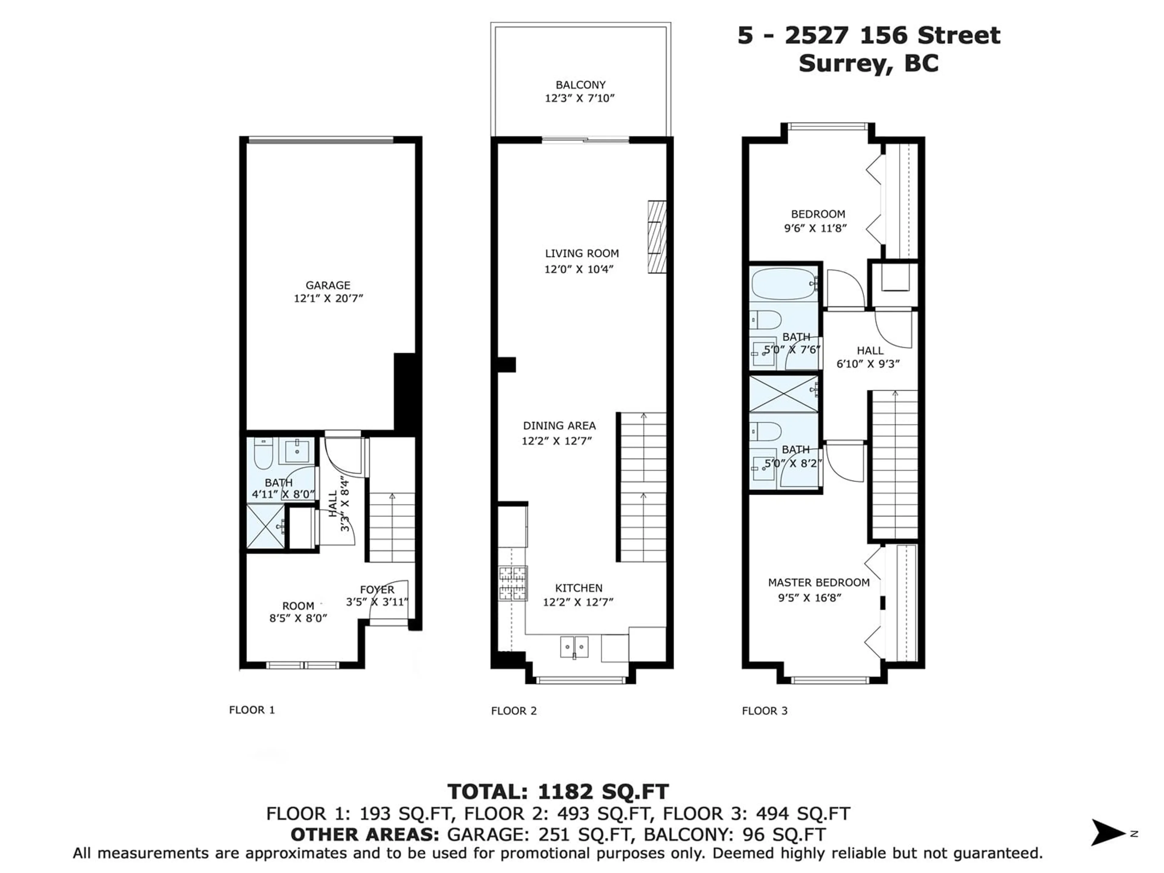 Floor plan for 5 - 2525 156, Surrey British Columbia V3V7P2