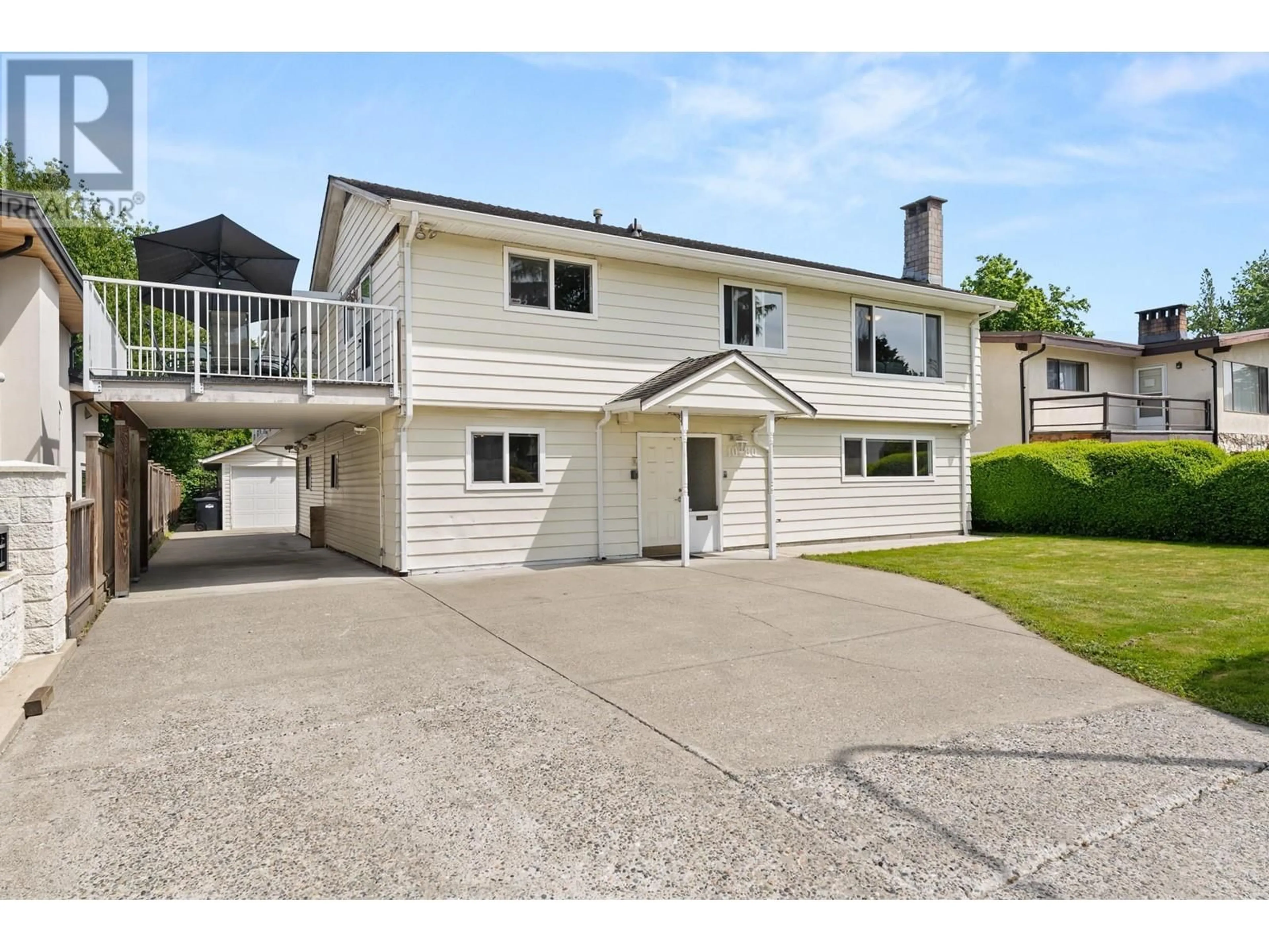 Home with vinyl exterior material, street for 10580 ROSEBROOK ROAD, Richmond British Columbia V7A2R7