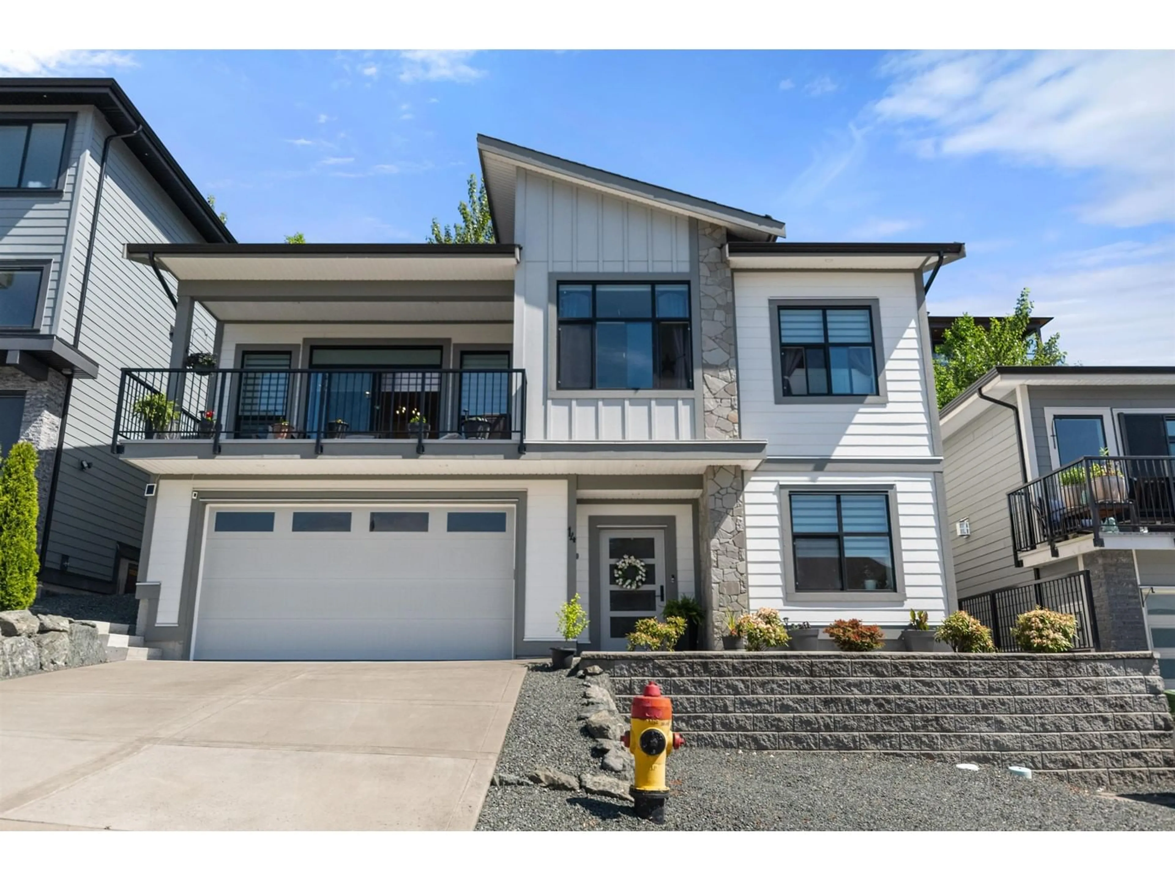 Home with vinyl exterior material, street for 14 - 5248 GOLDSPRING PLACE, Chilliwack British Columbia V2R5S5
