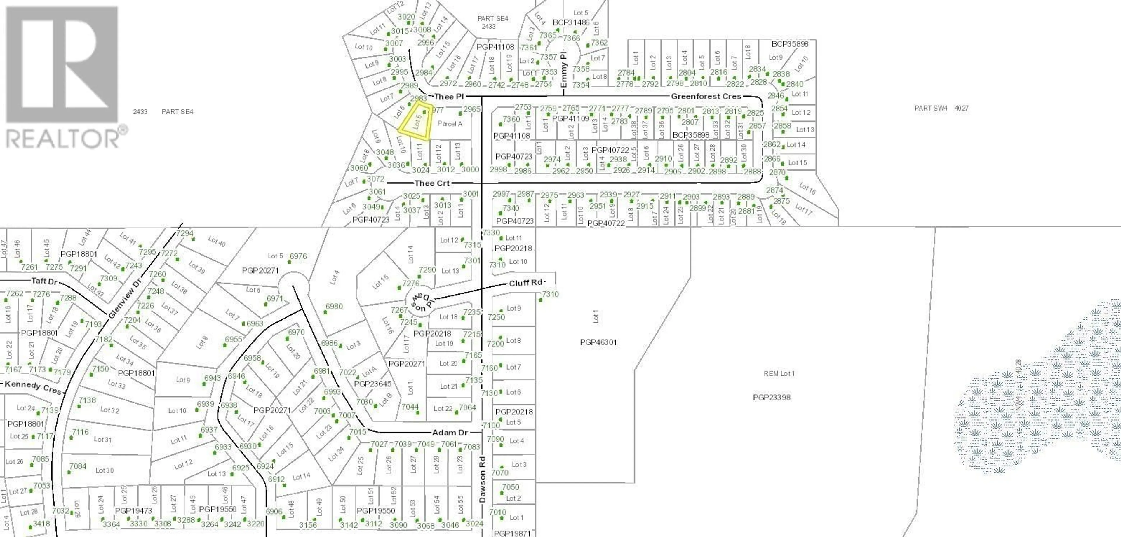 Floor plan for 2977 THEE PLACE, Prince George British Columbia V2K5B8