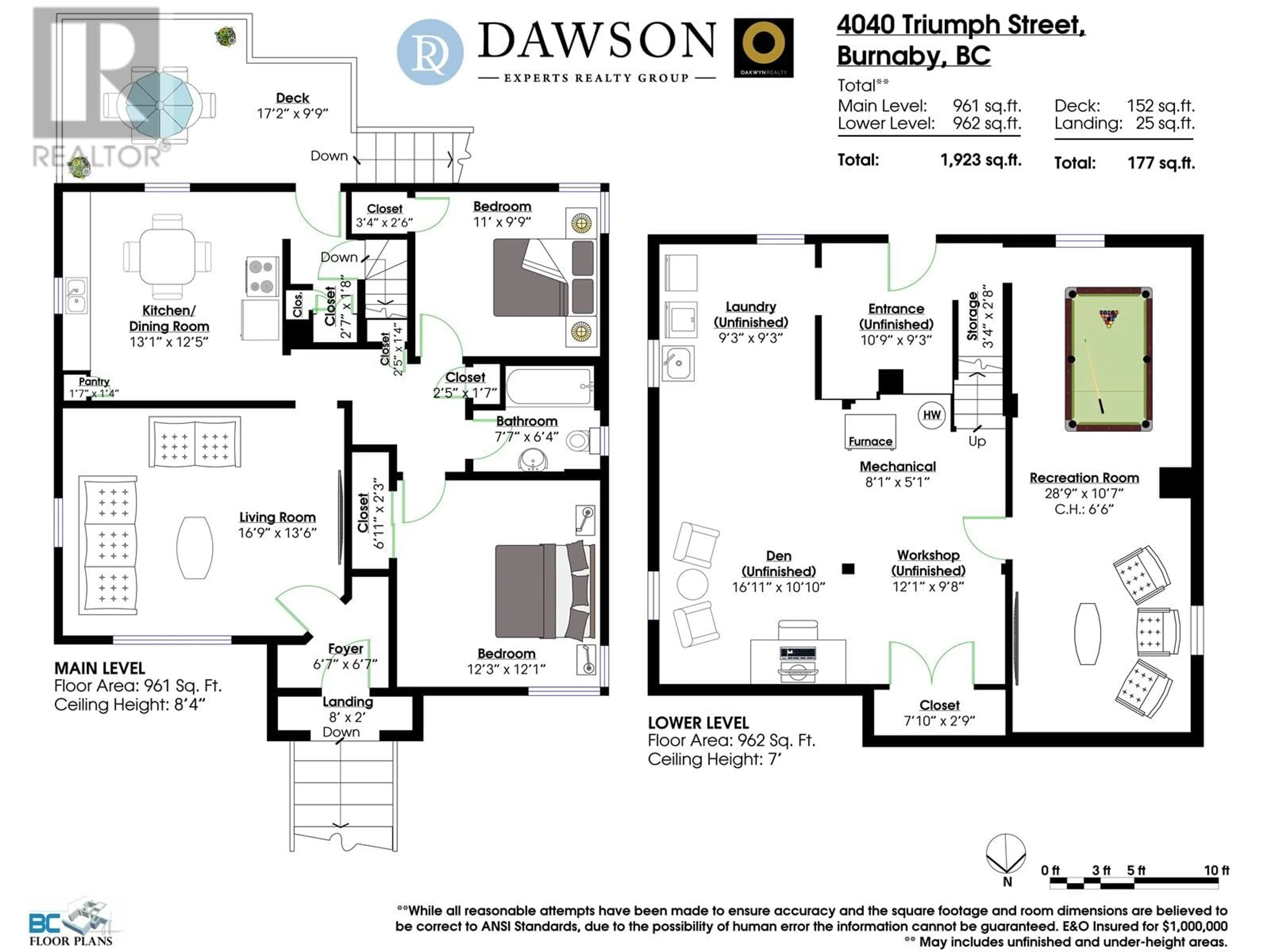 Floor plan for 4040 TRIUMPH STREET, Burnaby British Columbia V5C1Z2