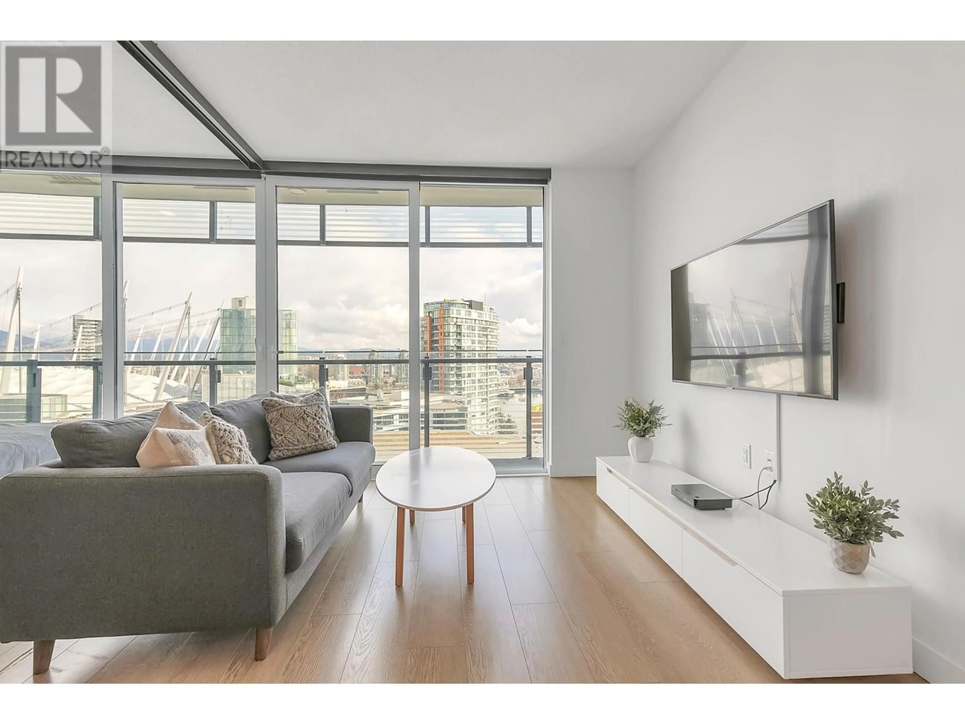 Living room with furniture, unknown for 2212 - 89 NELSON STREET, Vancouver British Columbia V6Z0E7