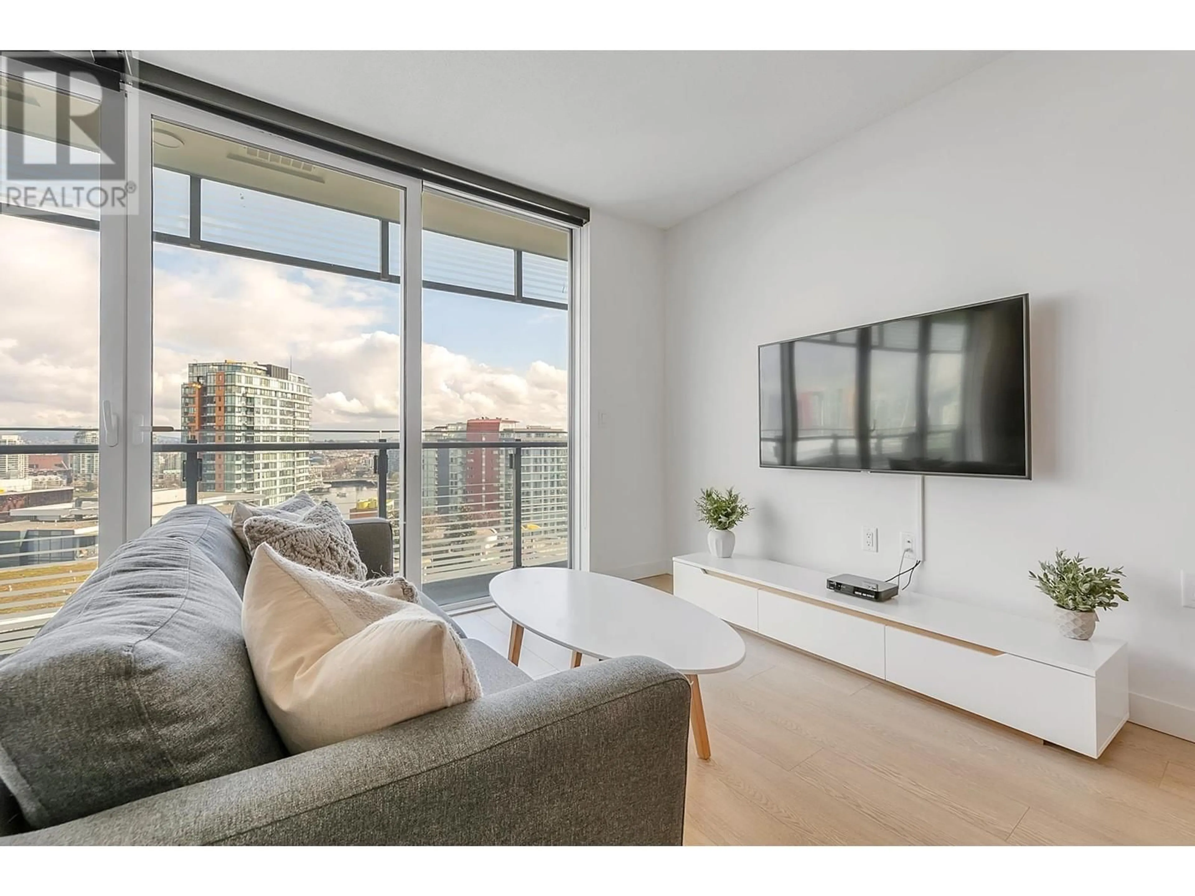 Living room with furniture, unknown for 2212 - 89 NELSON STREET, Vancouver British Columbia V6Z0E7