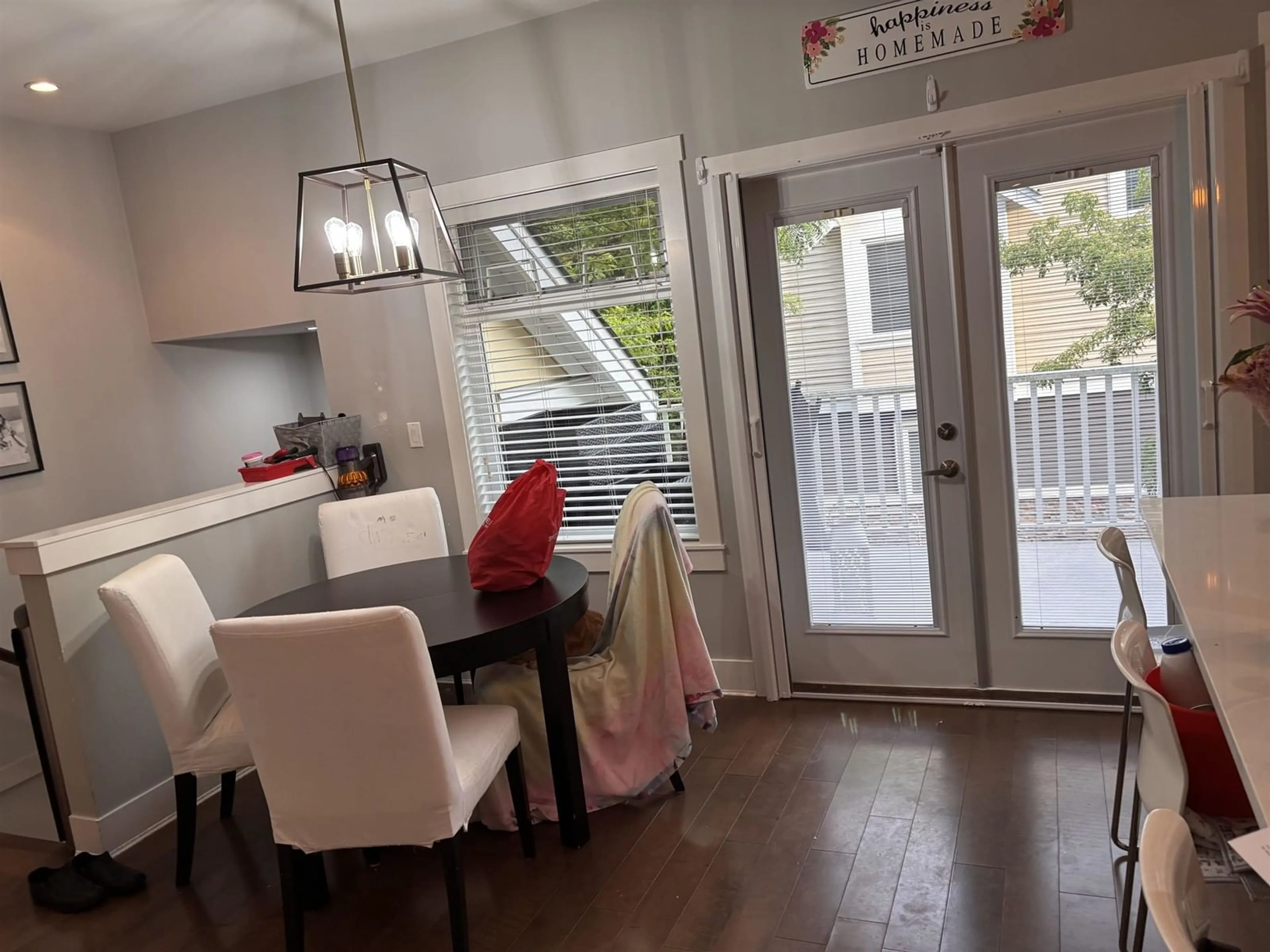 Dining room, wood/laminate floor for 15 - 9584 216, Langley British Columbia V1M0C5
