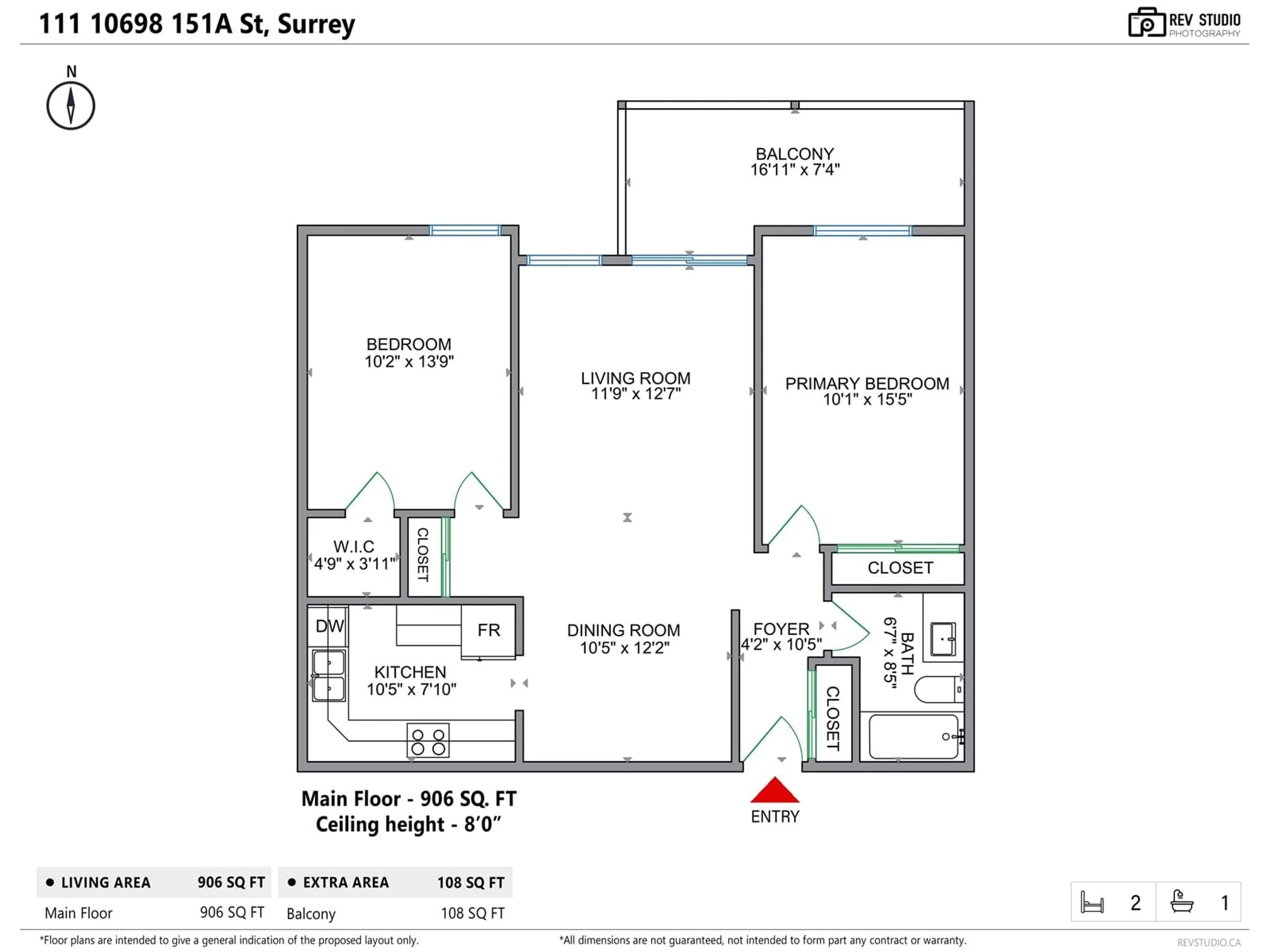 Floor plan for 111 - 10698 151A, Surrey British Columbia V3R8T5