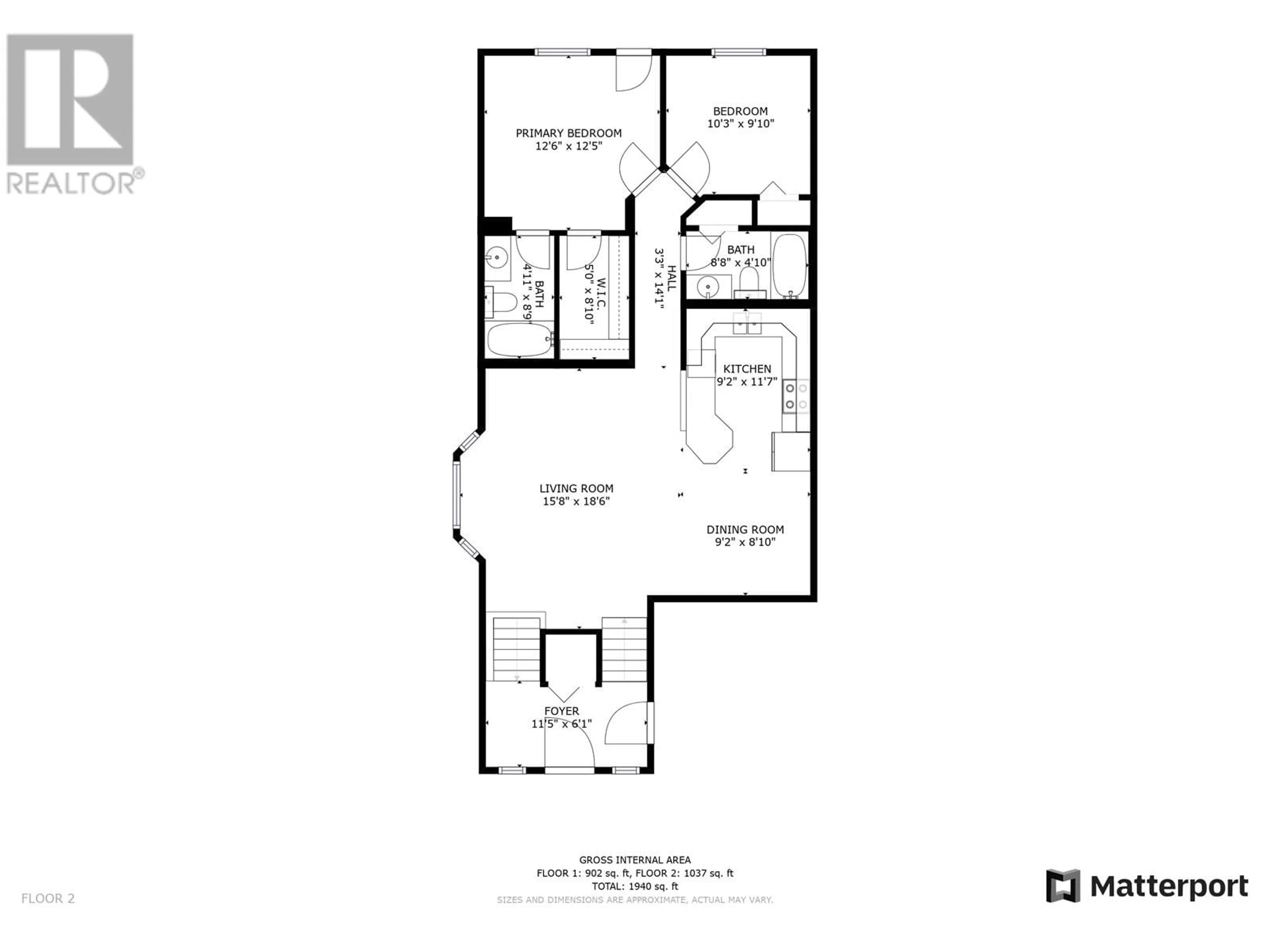 Floor plan for 9922 117 AVENUE, Fort St. John British Columbia V1J0E9