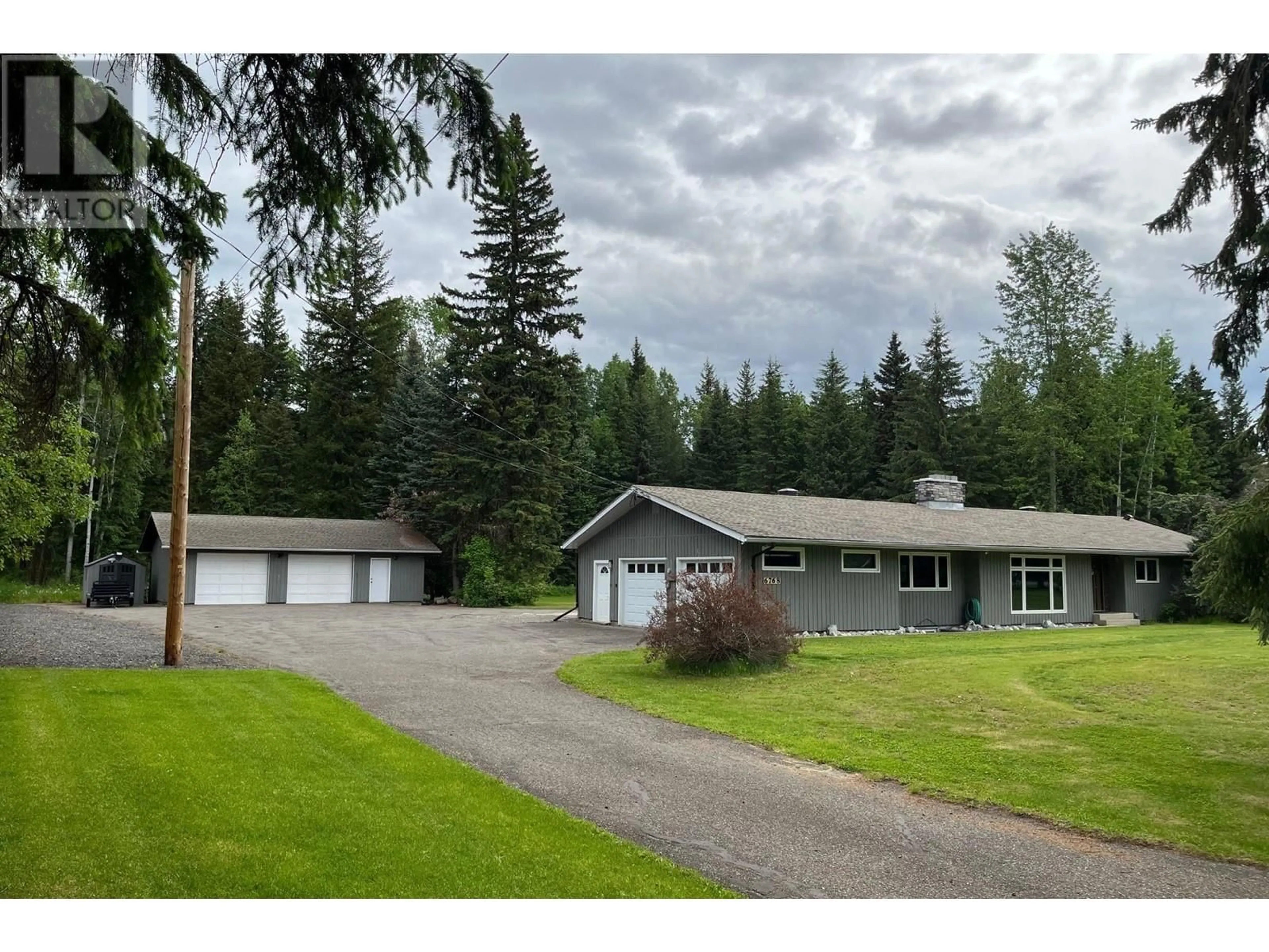 A pic from outside/outdoor area/front of a property/back of a property/a pic from drone, unknown for 6768 BENCH DRIVE, Prince George British Columbia V2K4Z1