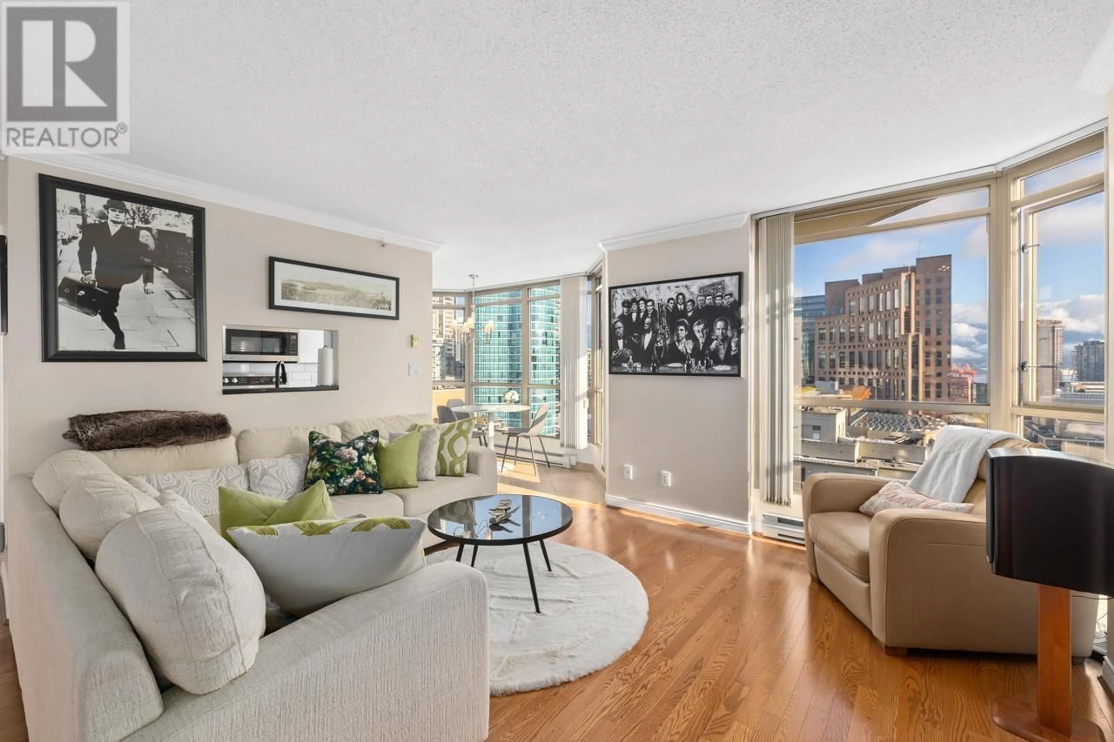 Living room with furniture, unknown for 2301 - 867 HAMILTON STREET, Vancouver British Columbia V6B6B7