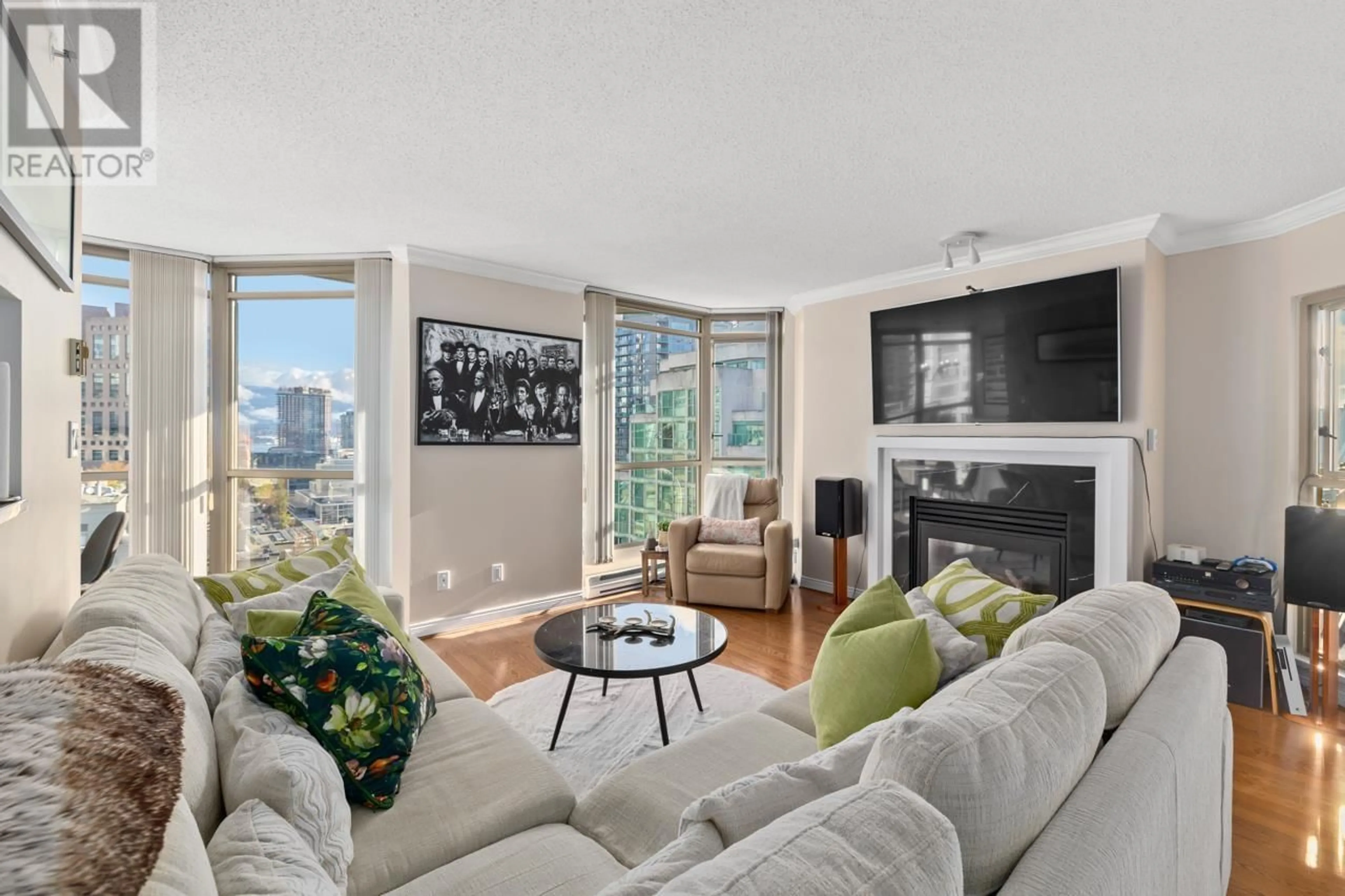 Living room with furniture, unknown for 2301 - 867 HAMILTON STREET, Vancouver British Columbia V6B6B7