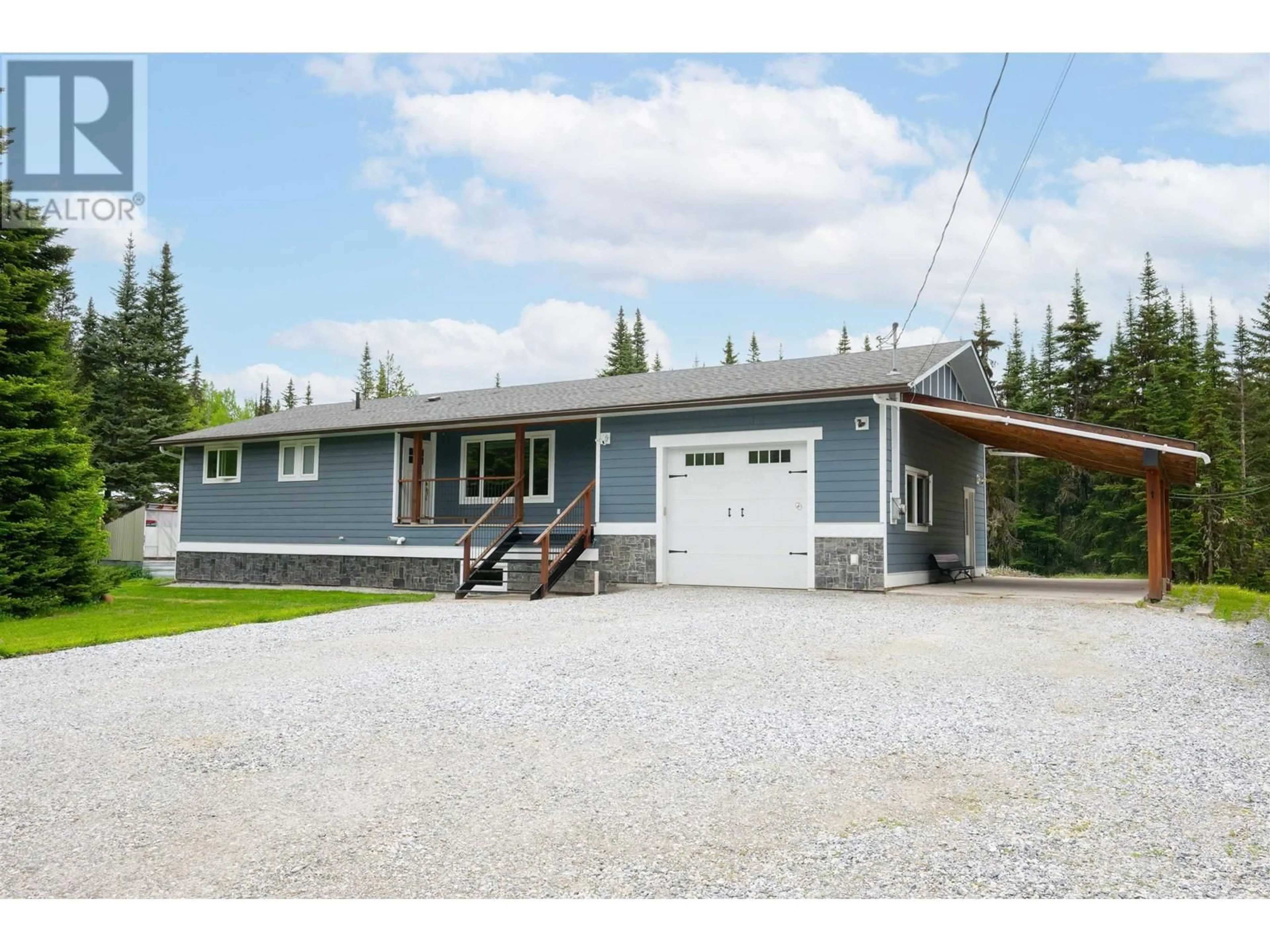 Home with vinyl exterior material, street for 12970 HUBERT ROAD, Prince George British Columbia V2K5V3