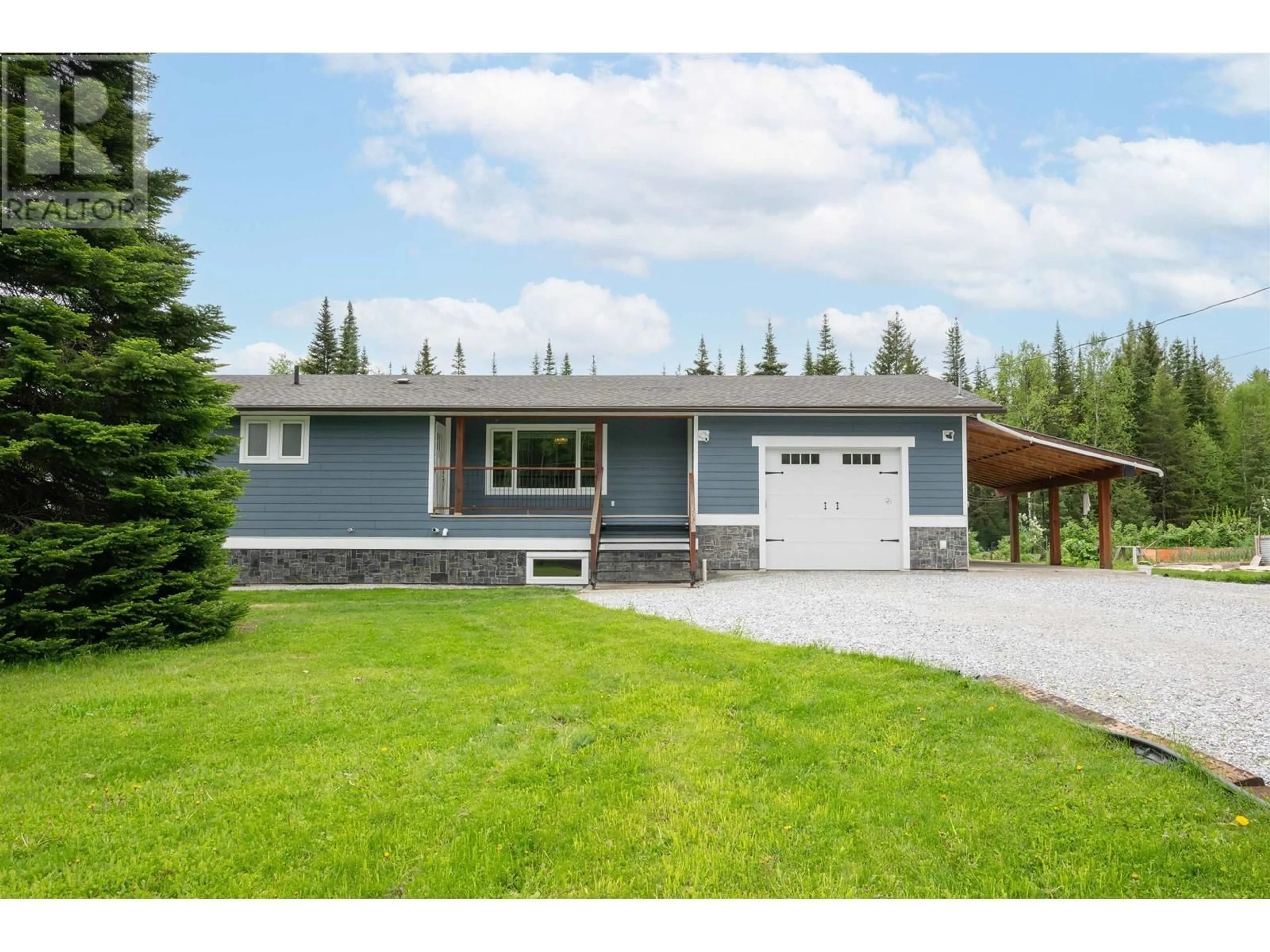 Home with vinyl exterior material, street for 12970 HUBERT ROAD, Prince George British Columbia V2K5V3