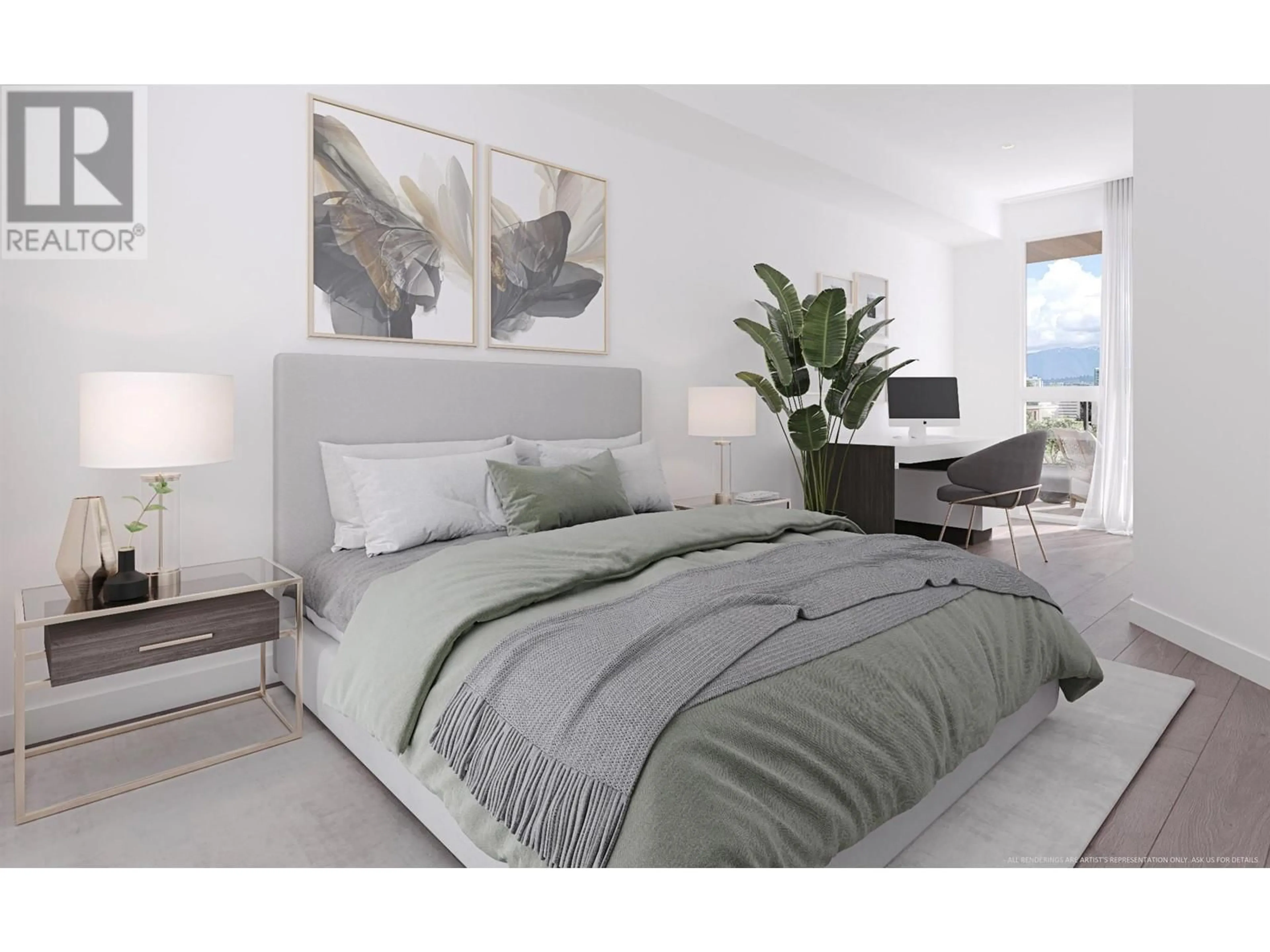 Bedroom with bed, unknown for 202 - 422 LAKEWOOD DRIVE, Vancouver British Columbia V5L4L7