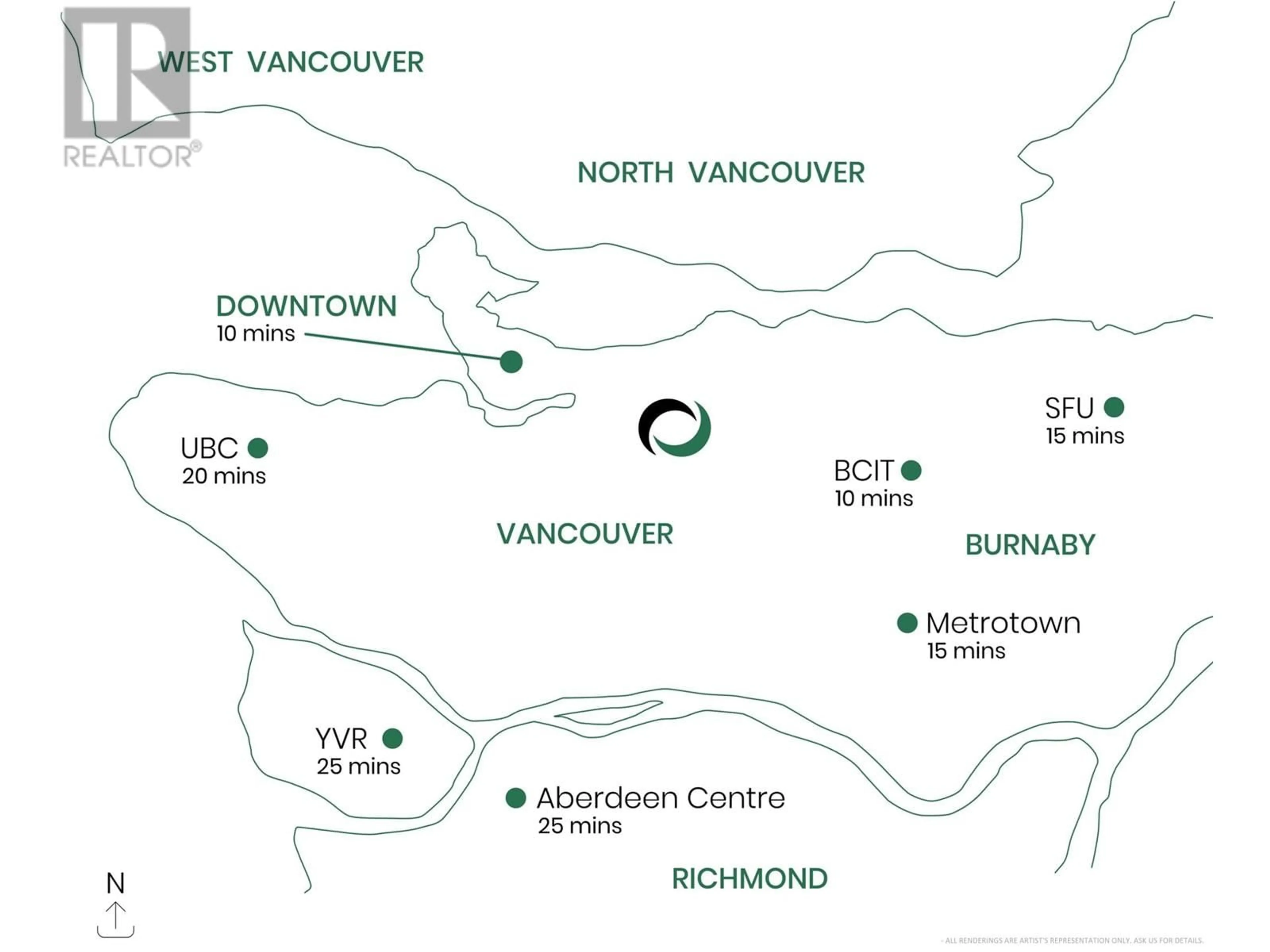 Picture of a map for 201 - 422 LAKEWOOD DRIVE, Vancouver British Columbia V5L4L7