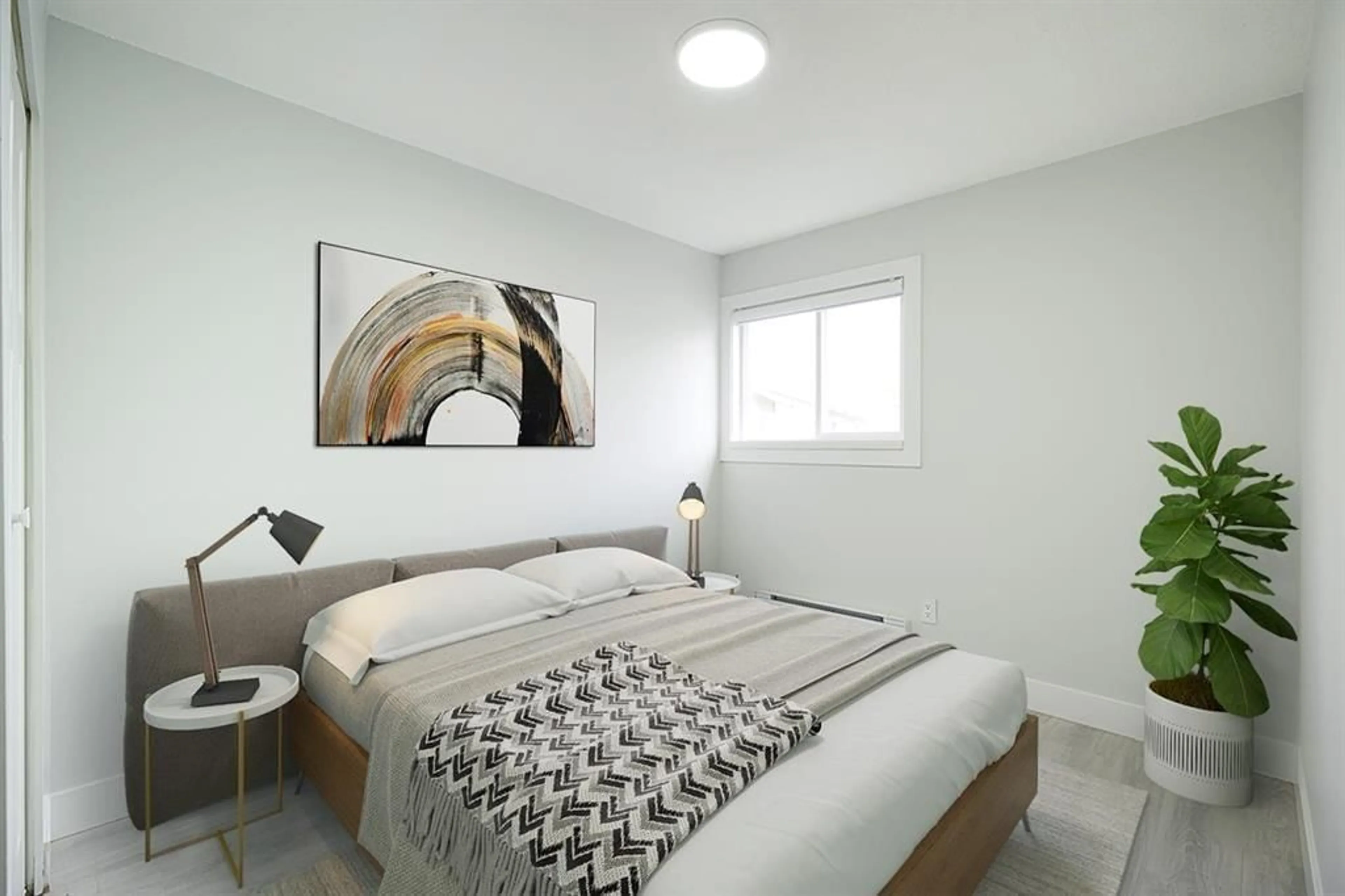 Bedroom with bed, unknown for 128 SPRINGFIELD, Langley British Columbia V4W3K8