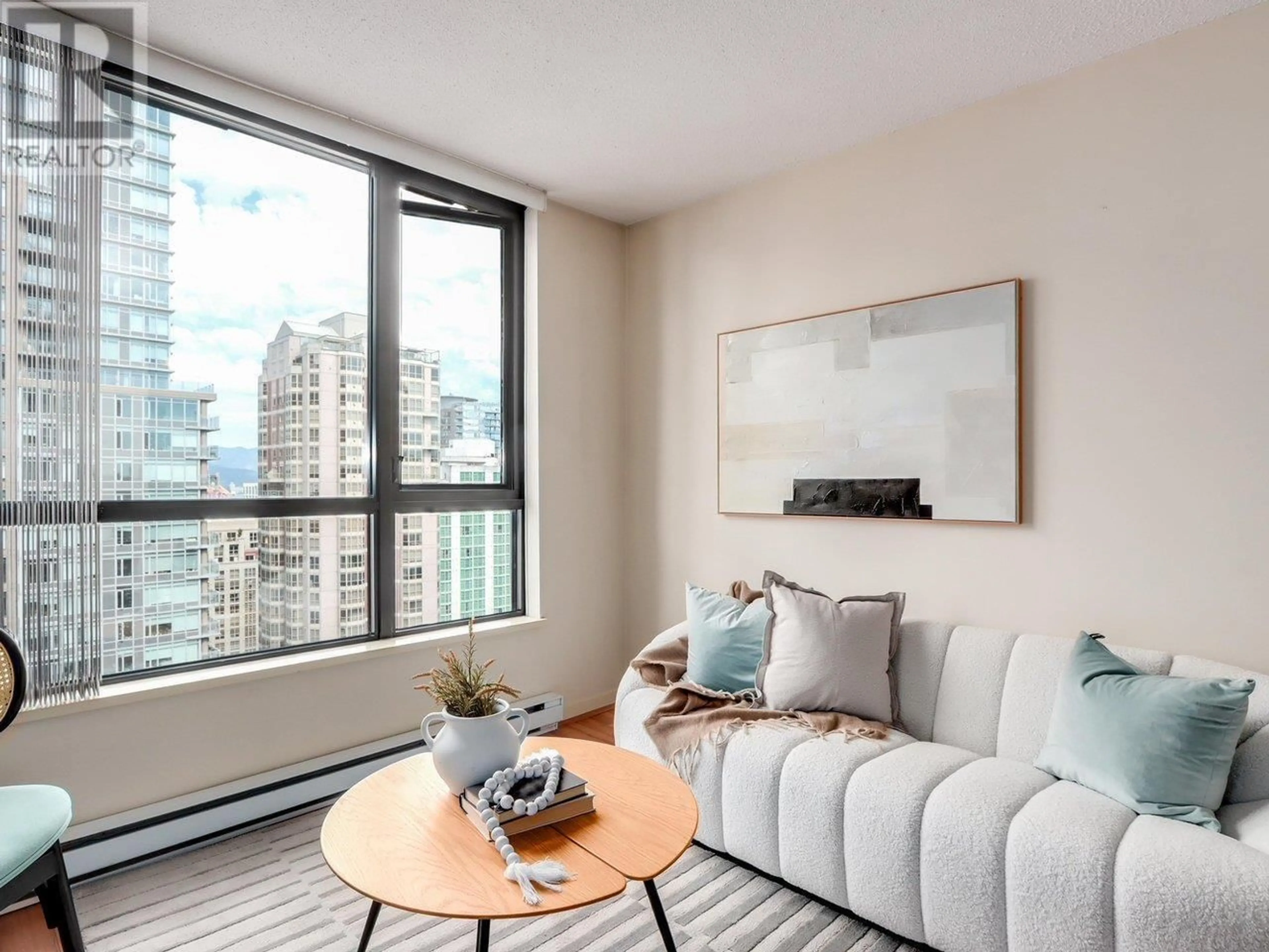 Living room with furniture, unknown for 2204 - 928 HOMER STREET, Vancouver British Columbia V6B1T7
