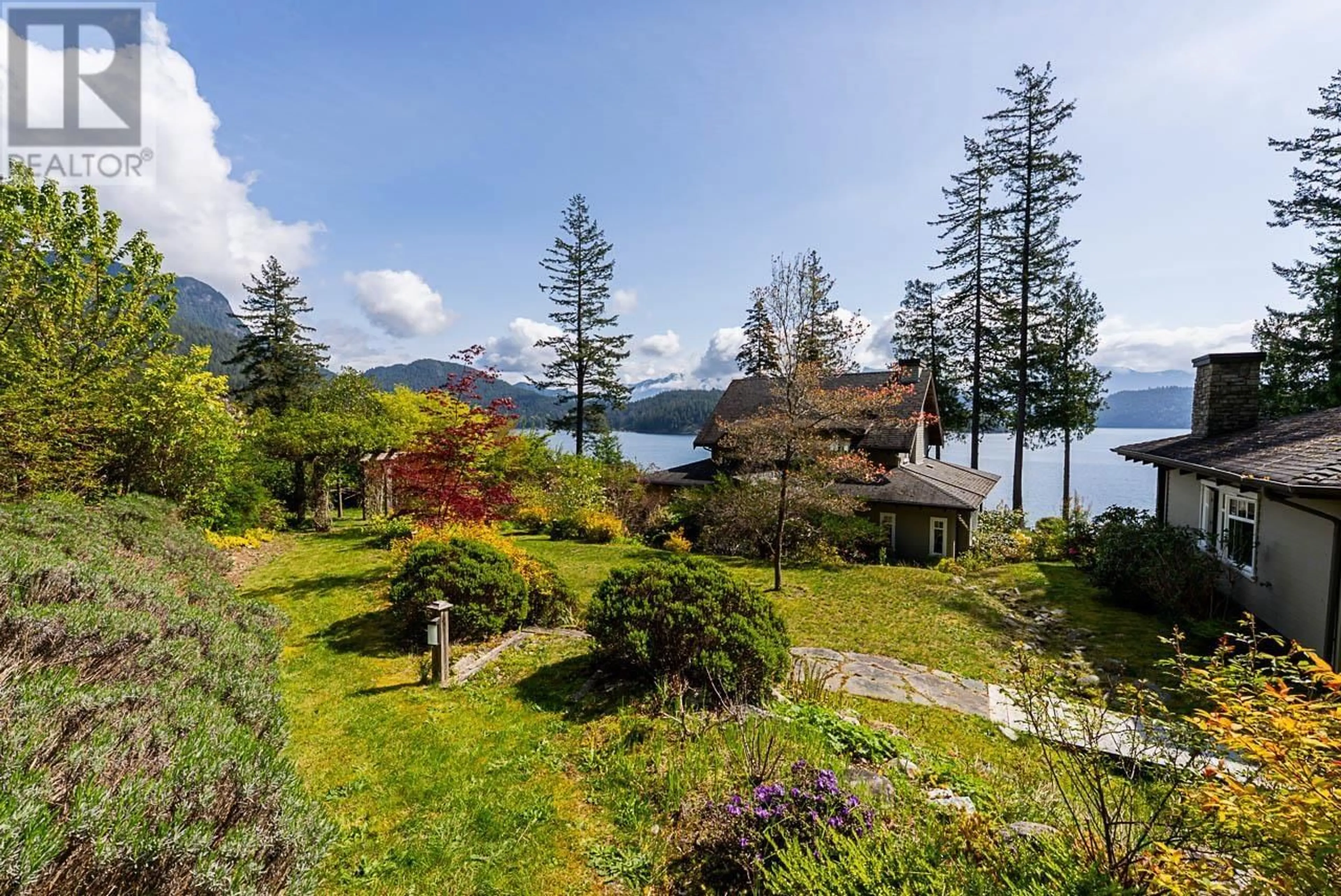 A pic from outside/outdoor area/front of a property/back of a property/a pic from drone, water/lake/river/ocean view for 766 THE GROVE ROAD, Gambier Island British Columbia V0N1V0