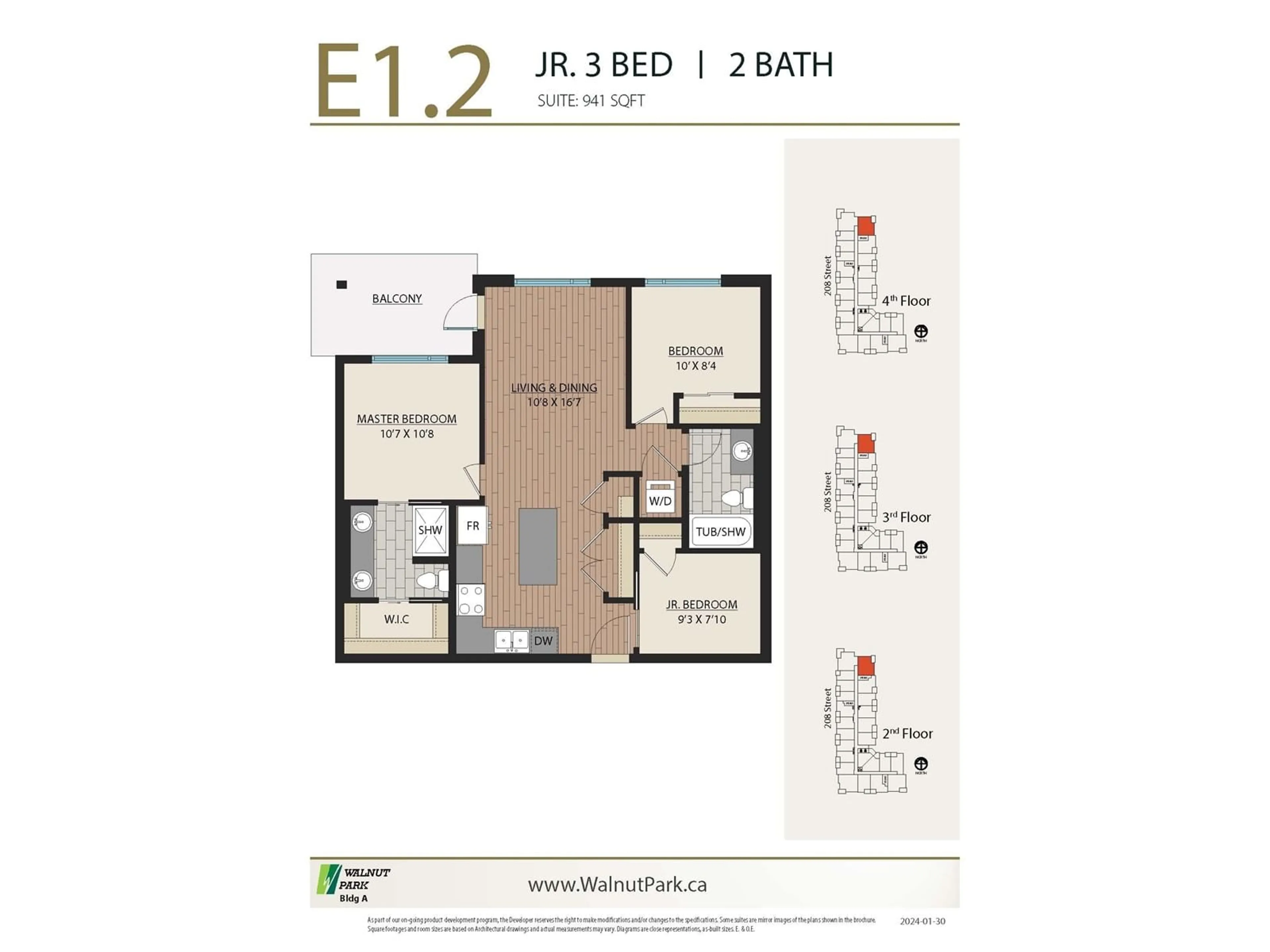 Floor plan for A329 - 8233 208B, Langley British Columbia V0V0V0
