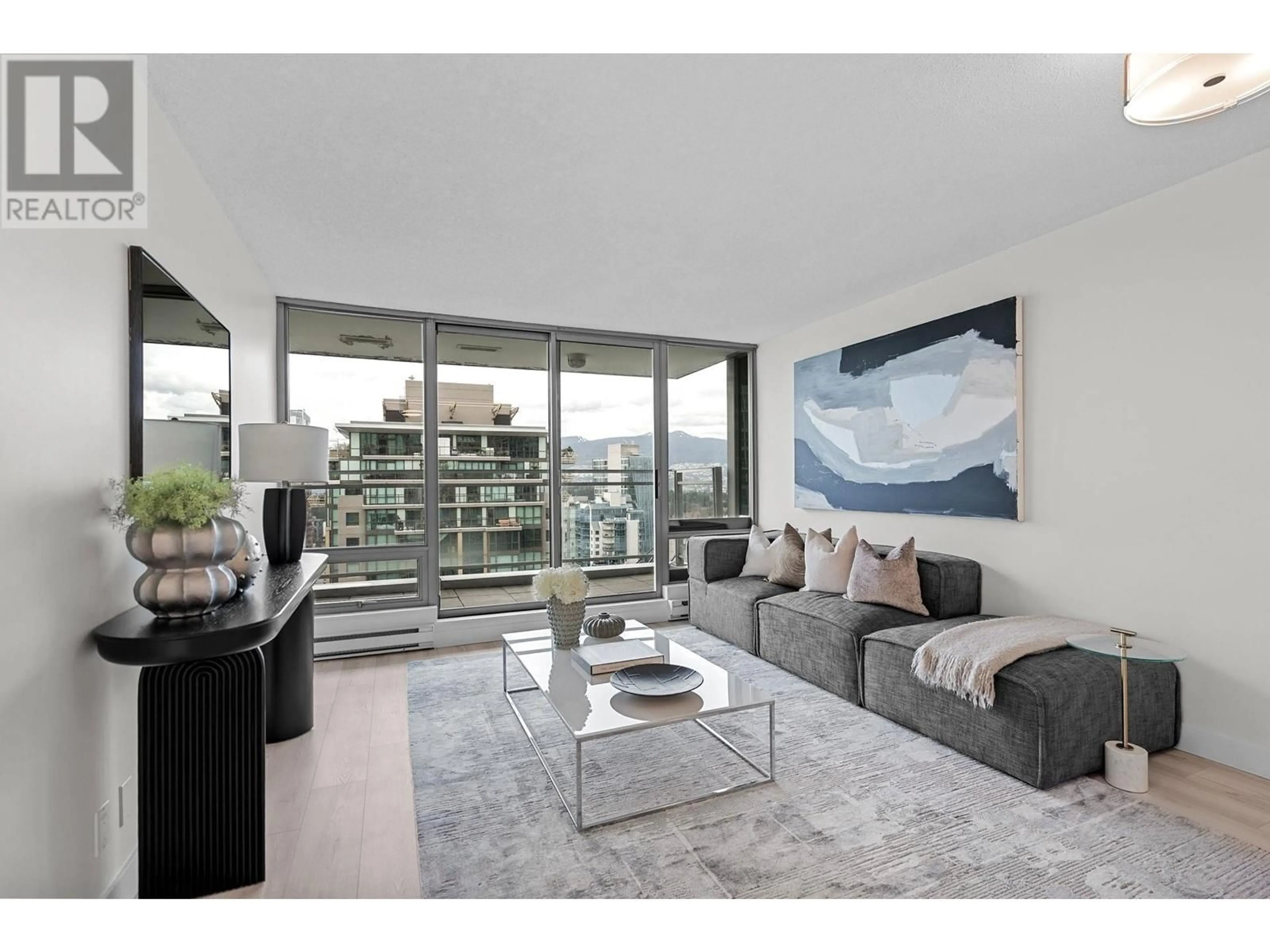 Living room with furniture, unknown for 2806 - 1288 GEORGIA STREET, Vancouver British Columbia V6E4R3