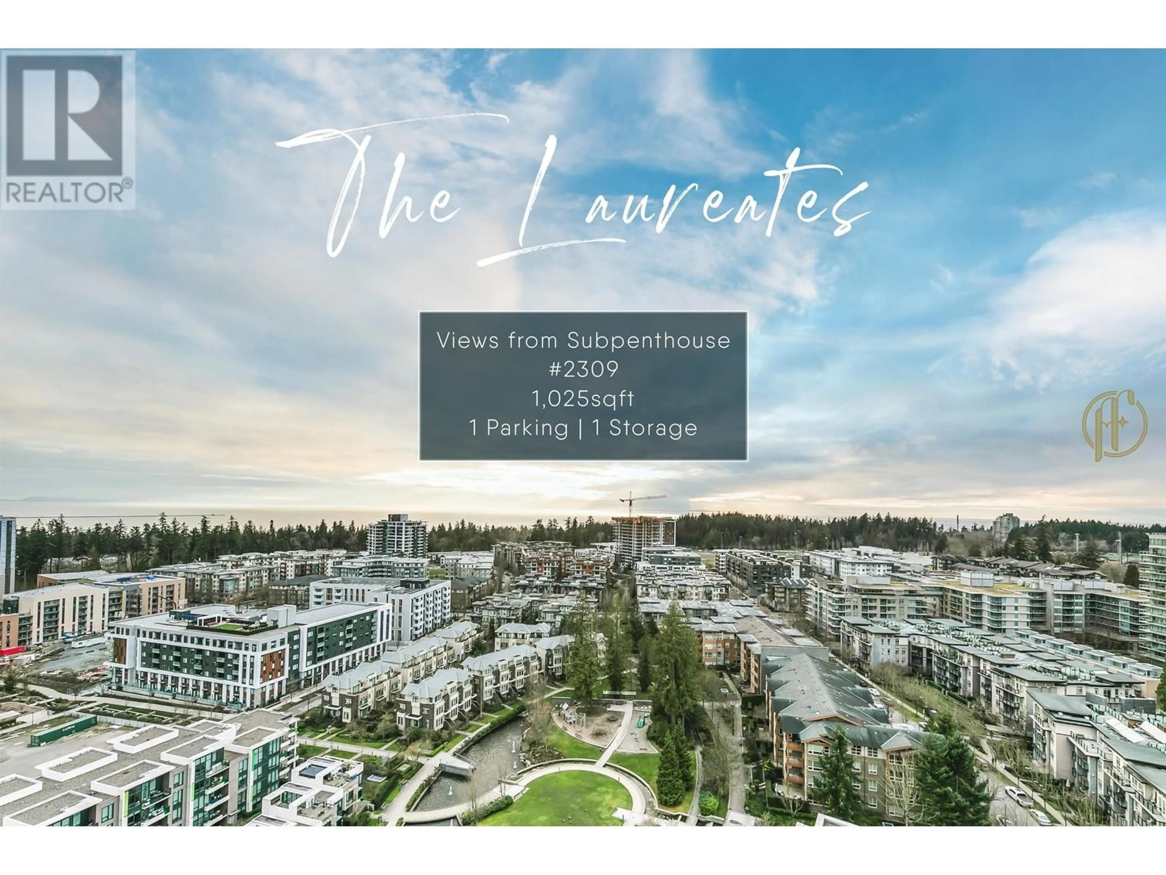 A pic from outside/outdoor area/front of a property/back of a property/a pic from drone, unknown for 2309 - 5628 BIRNEY AVENUE, Vancouver British Columbia V6S0H7