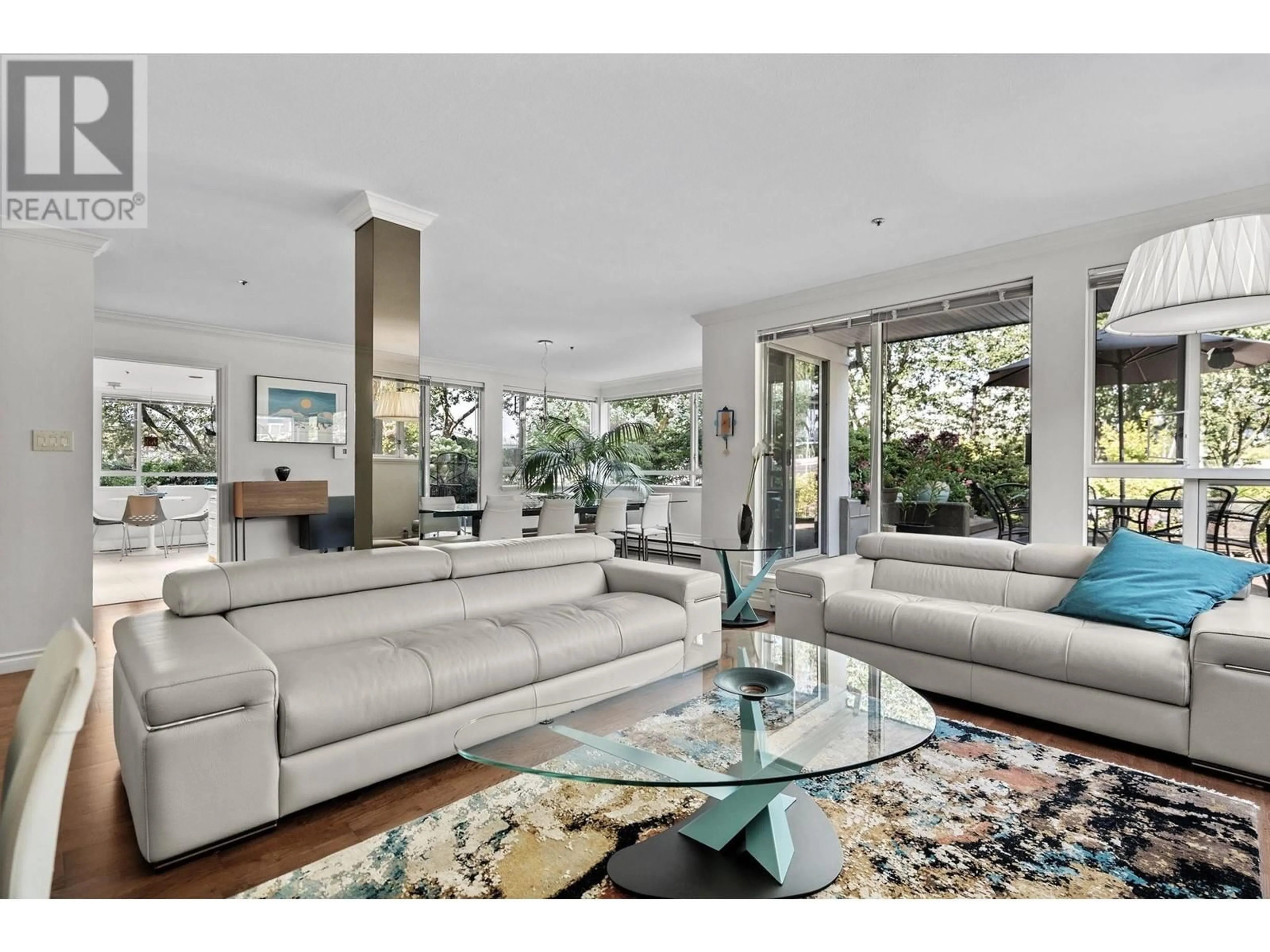 Living room with furniture, unknown for 107 - 1551 MARINER WALK, Vancouver British Columbia V6J4X9