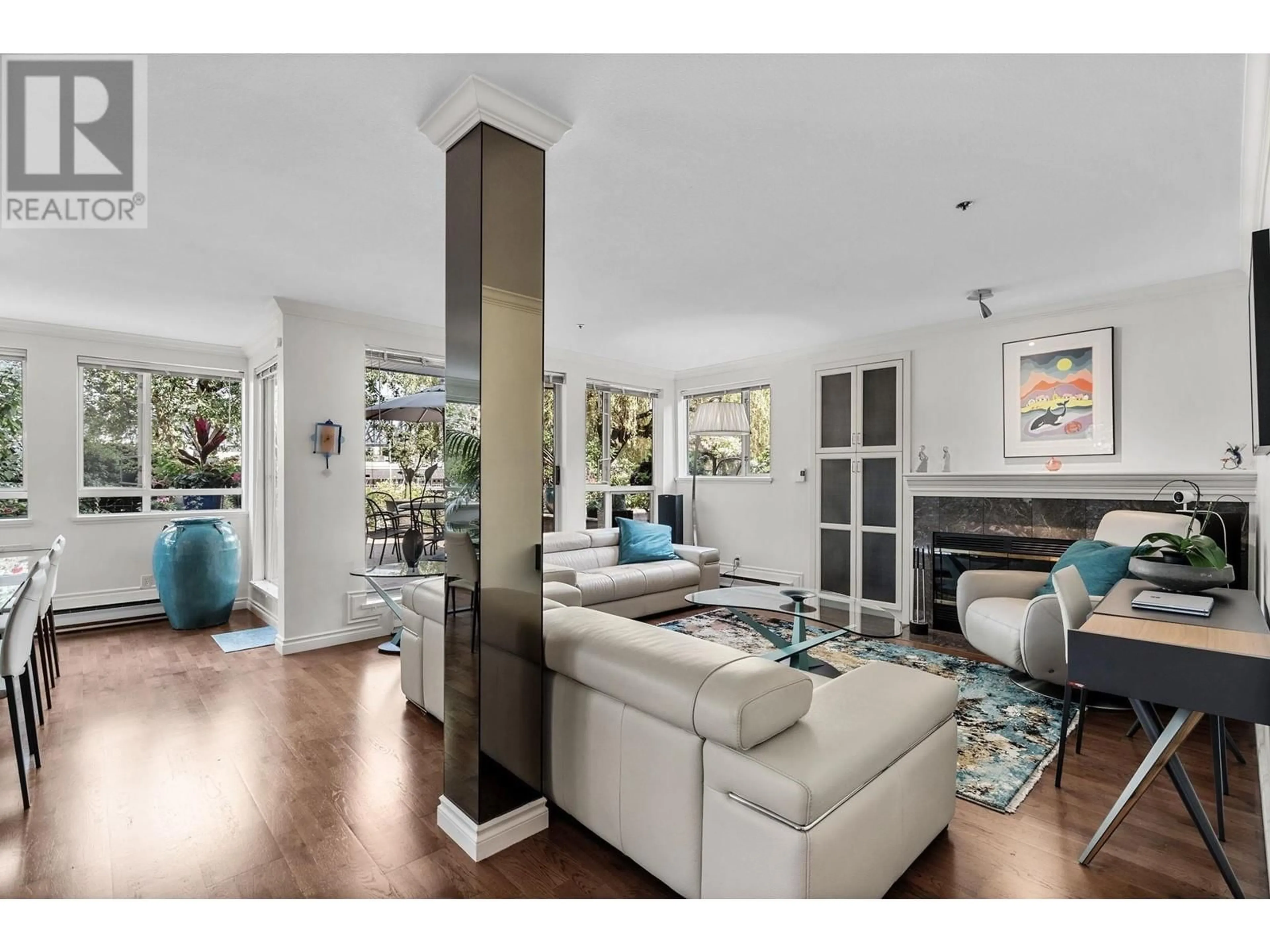 Living room with furniture, unknown for 107 - 1551 MARINER WALK, Vancouver British Columbia V6J4X9