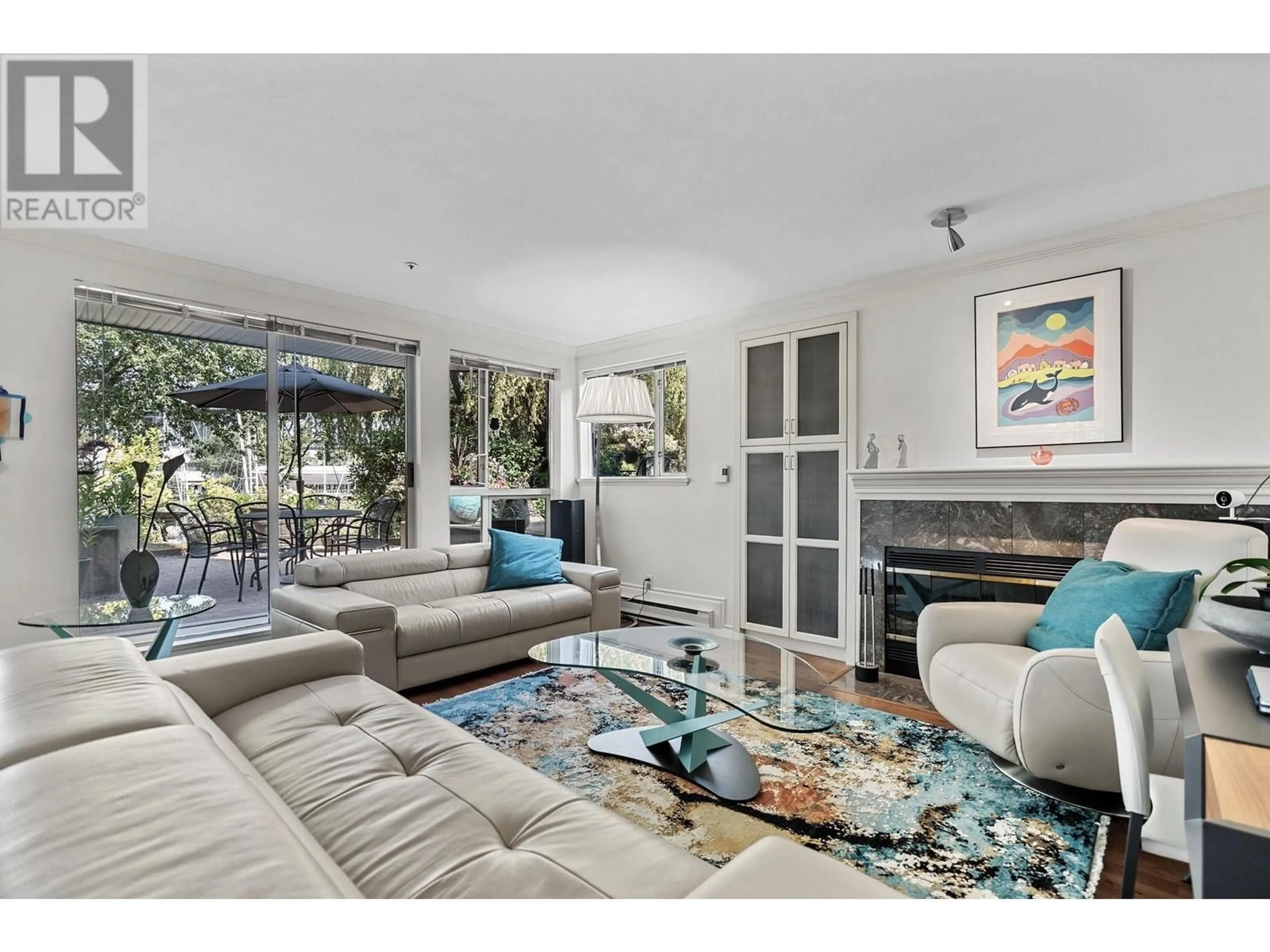 Living room with furniture, unknown for 107 - 1551 MARINER WALK, Vancouver British Columbia V6J4X9