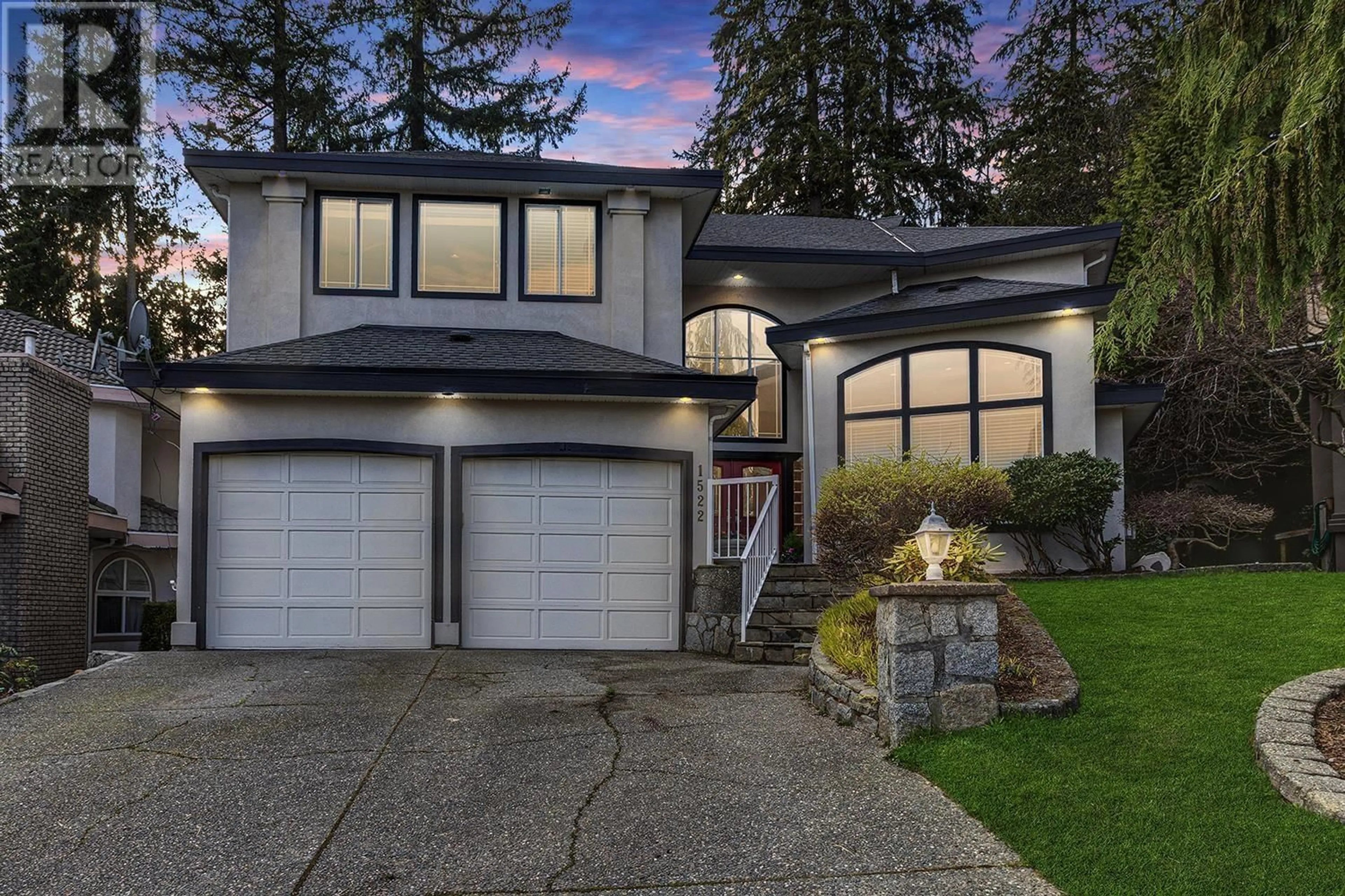 Home with vinyl exterior material, street for 1522 WHITEBARK PLACE, Coquitlam British Columbia V3E2V8