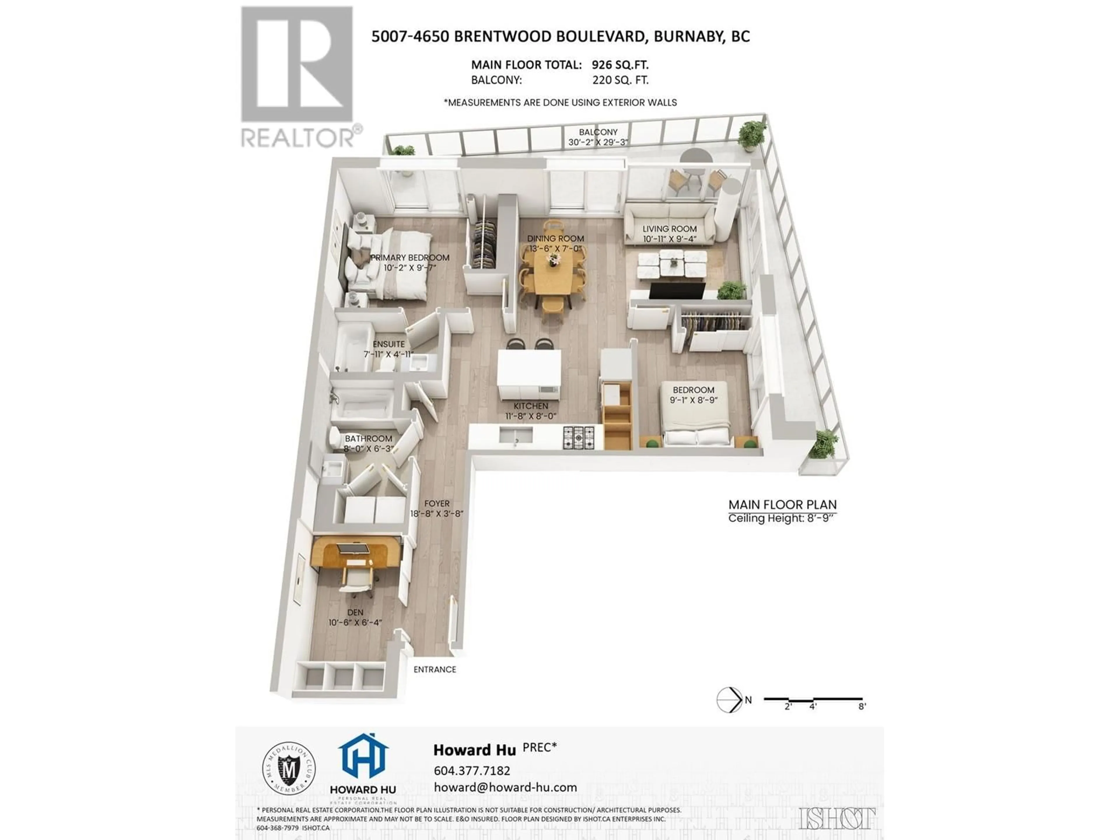 Floor plan for 5007 - 4650 BRENTWOOD BOULEVARD, Burnaby British Columbia V5C0M3