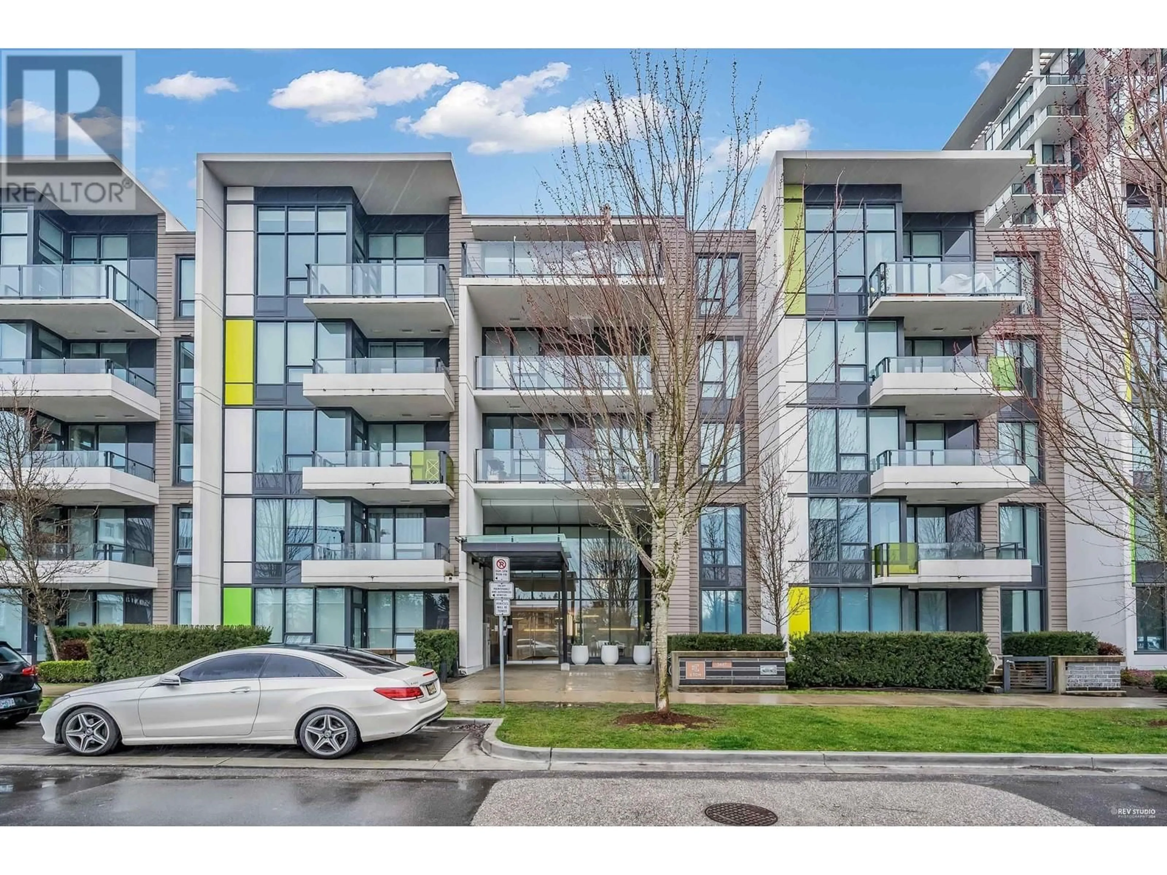 A pic from outside/outdoor area/front of a property/back of a property/a pic from drone, street for 408 - 5687 GRAY AVENUE, Vancouver British Columbia V6S0K7