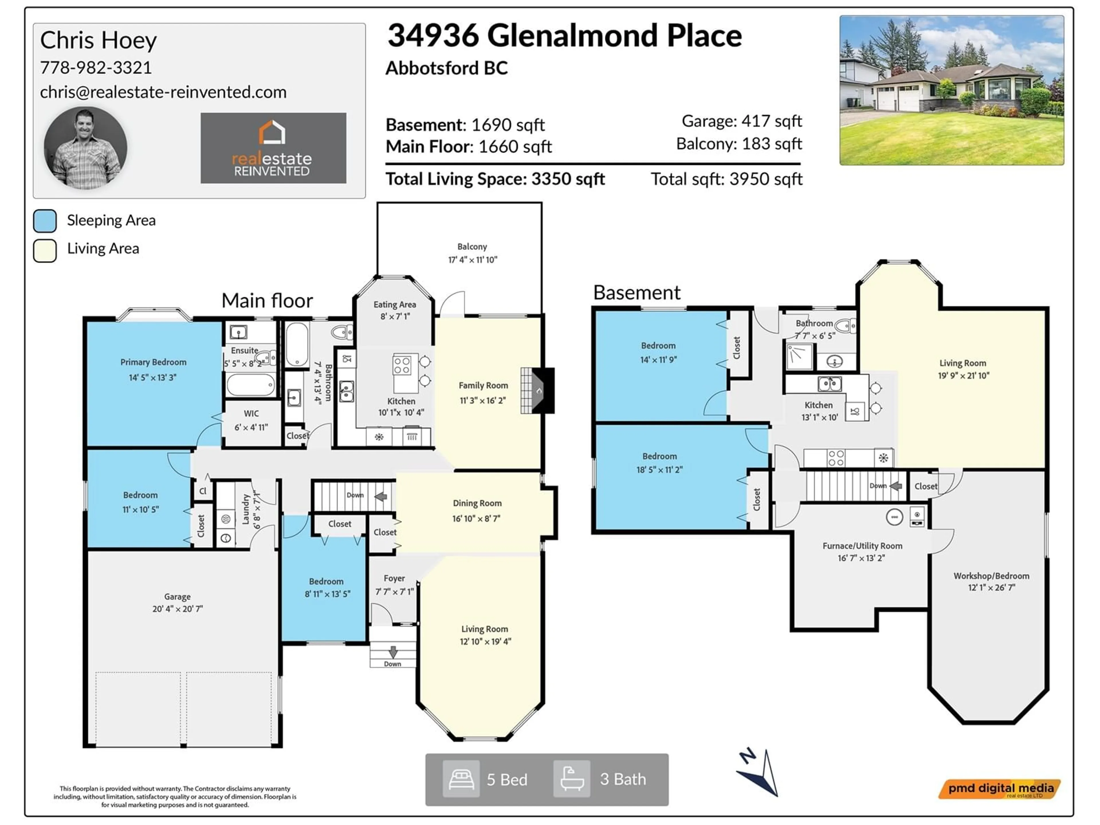 Floor plan for 34936 GLENALMOND, Abbotsford British Columbia V2S7G6