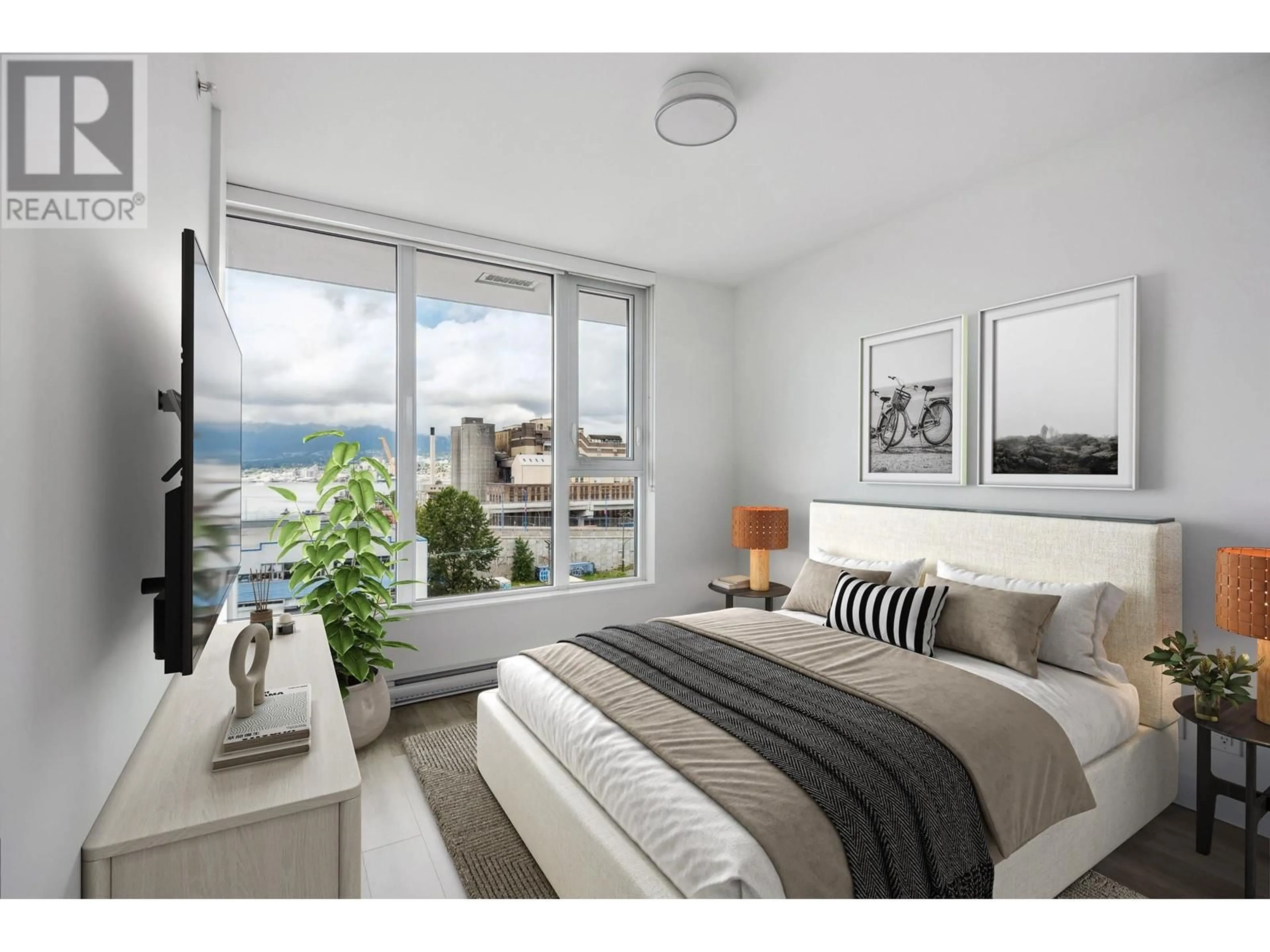 Bedroom with bed, unknown for 553 - 955 HASTINGS STREET, Vancouver British Columbia V6A0G8