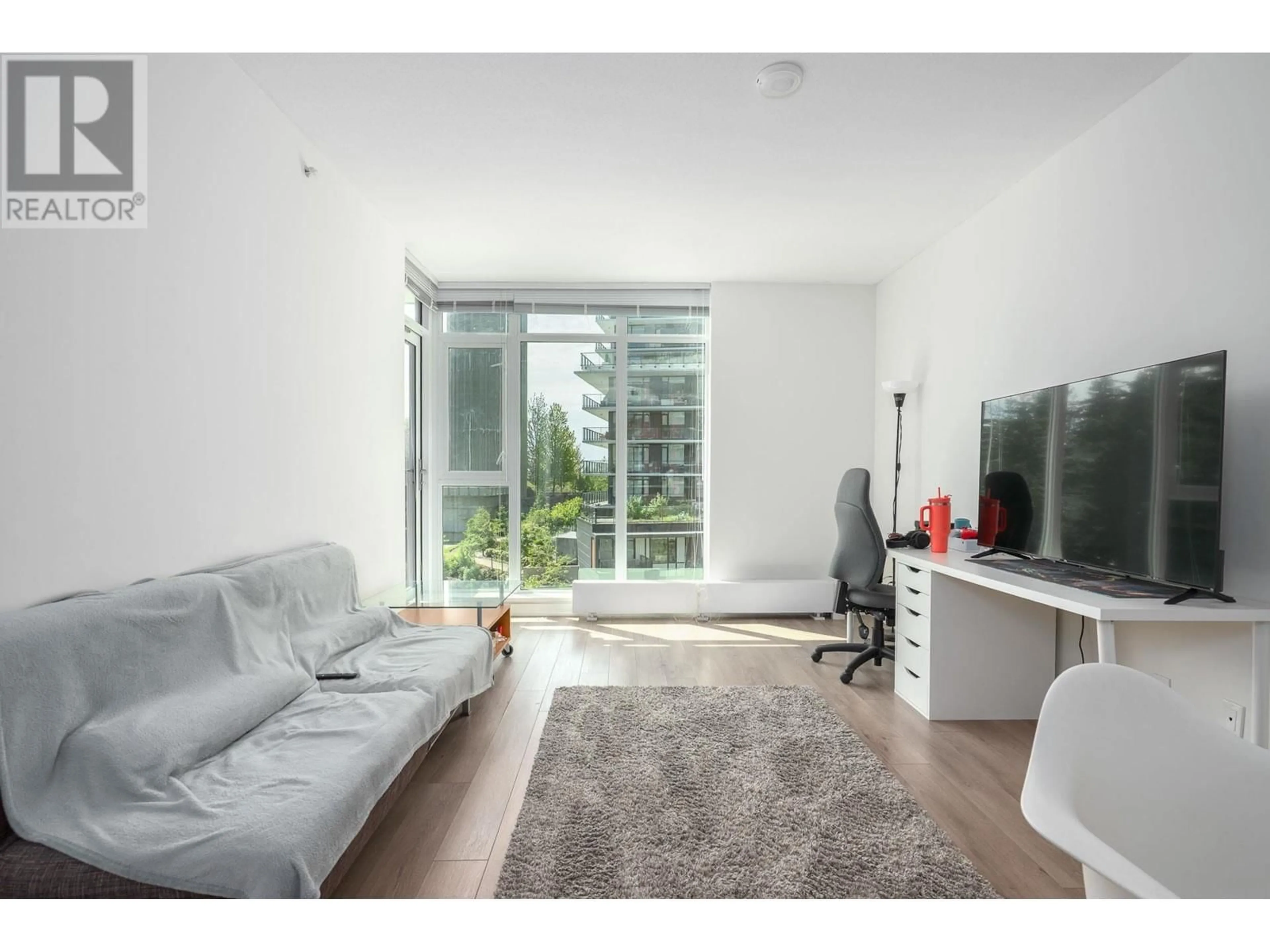 Living room with furniture, unknown for 503 - 8940 UNIVERSITY CRESCENT, Burnaby British Columbia V5A4Y8