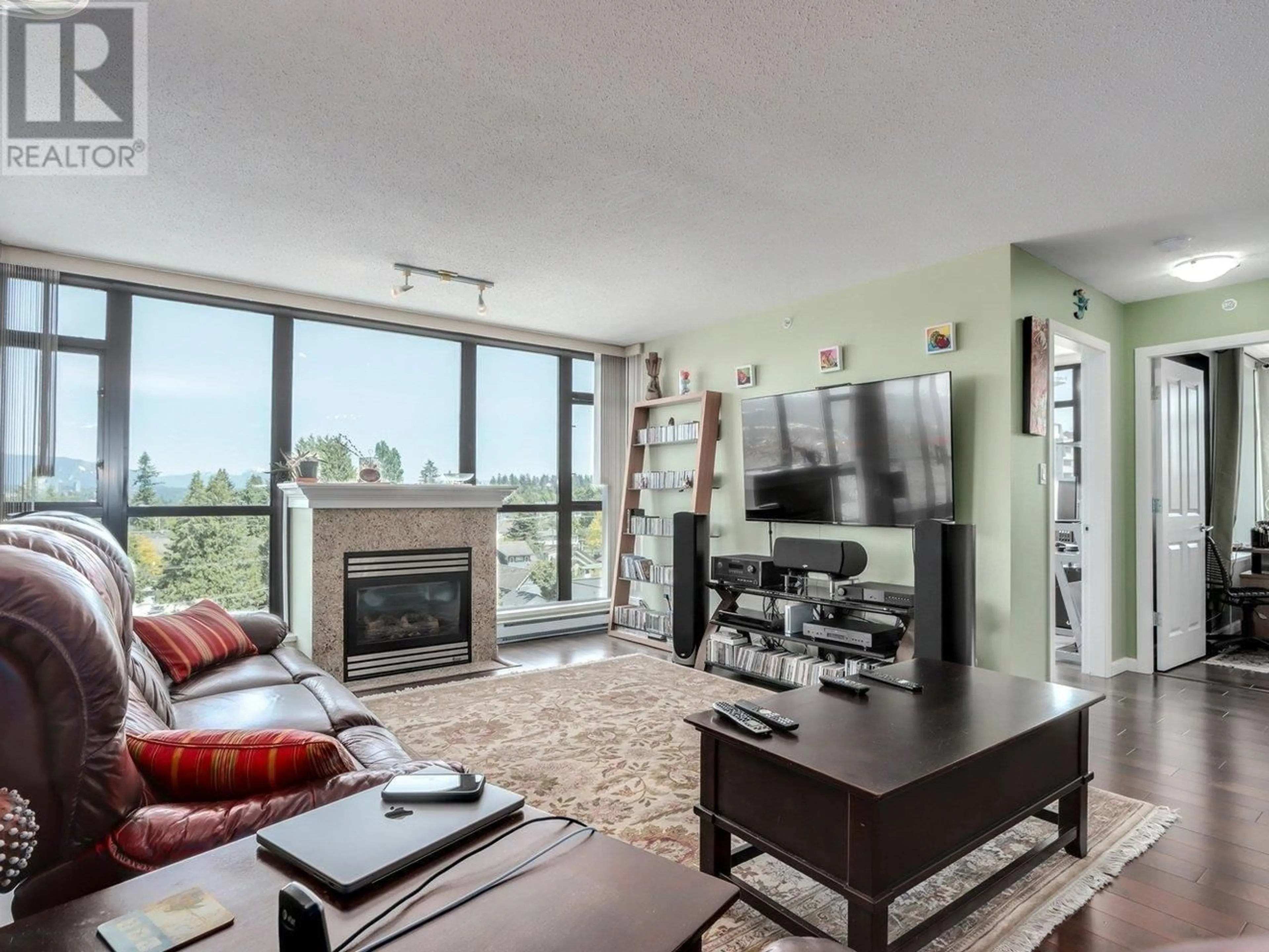 Living room with furniture, unknown for 702 - 615 HAMILTON STREET, New Westminster British Columbia V3M7A7