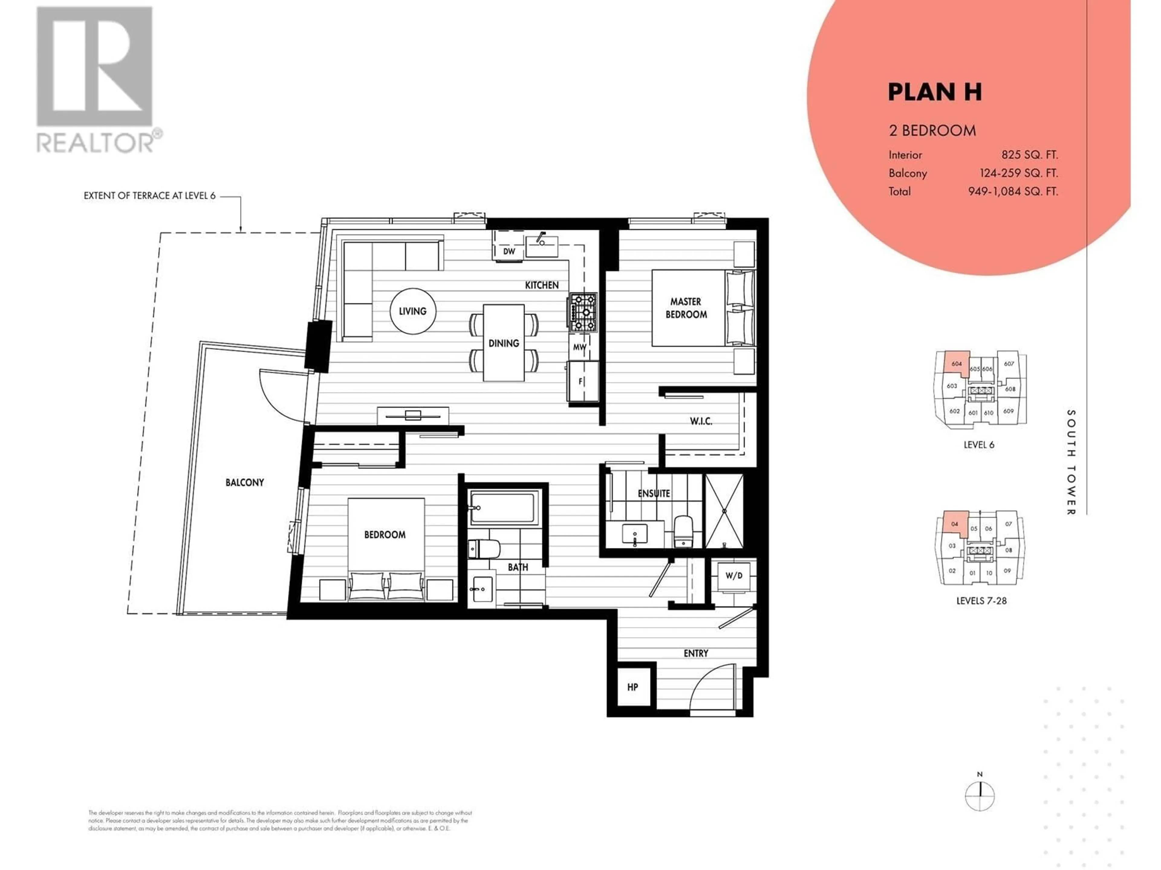 Floor plan for 2804 - 318 ALDERSON AVENUE, Coquitlam British Columbia V3K0J1