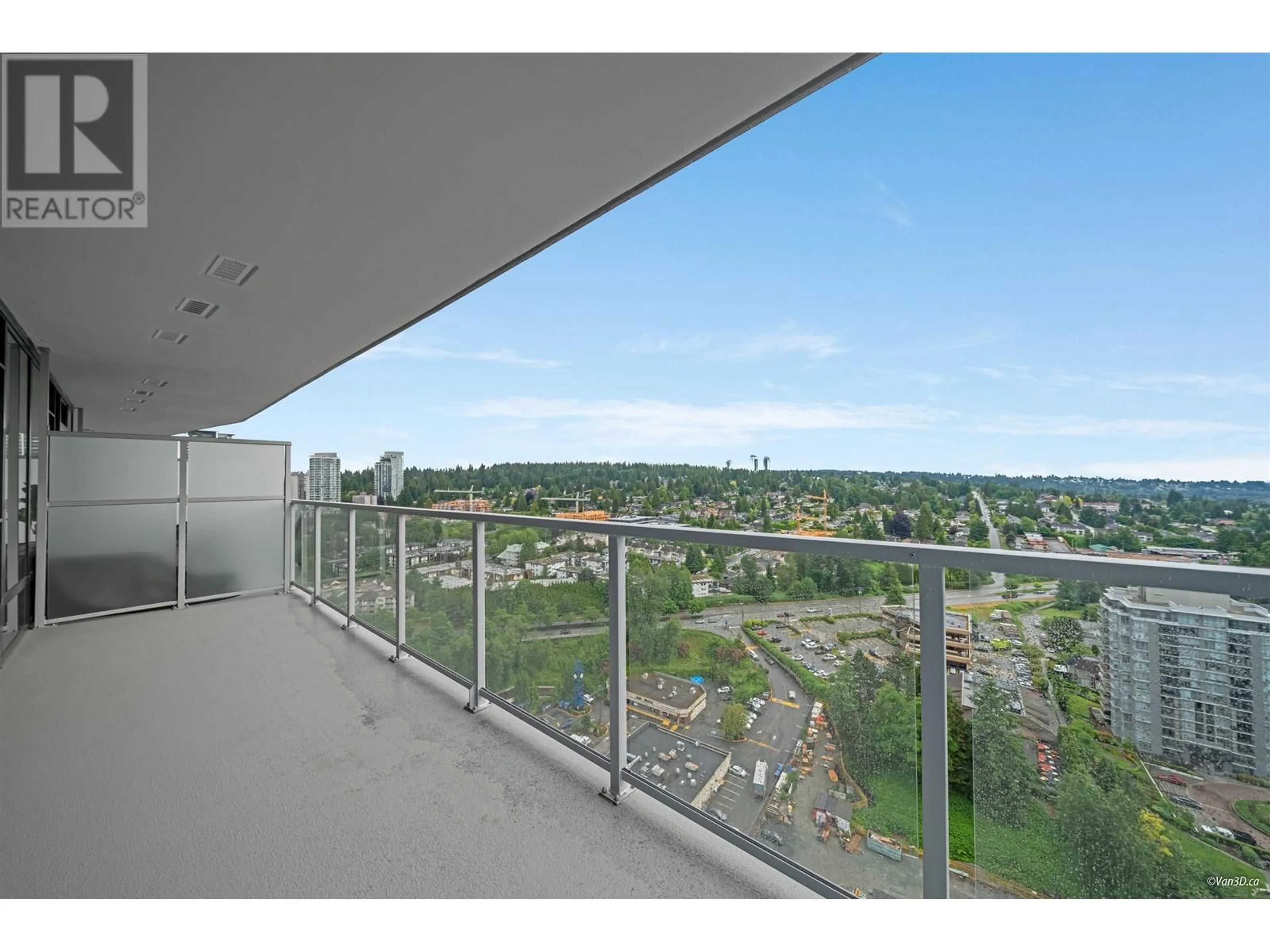 Balcony in the apartment, water/lake/river/ocean view for 2804 - 318 ALDERSON AVENUE, Coquitlam British Columbia V3K0J1